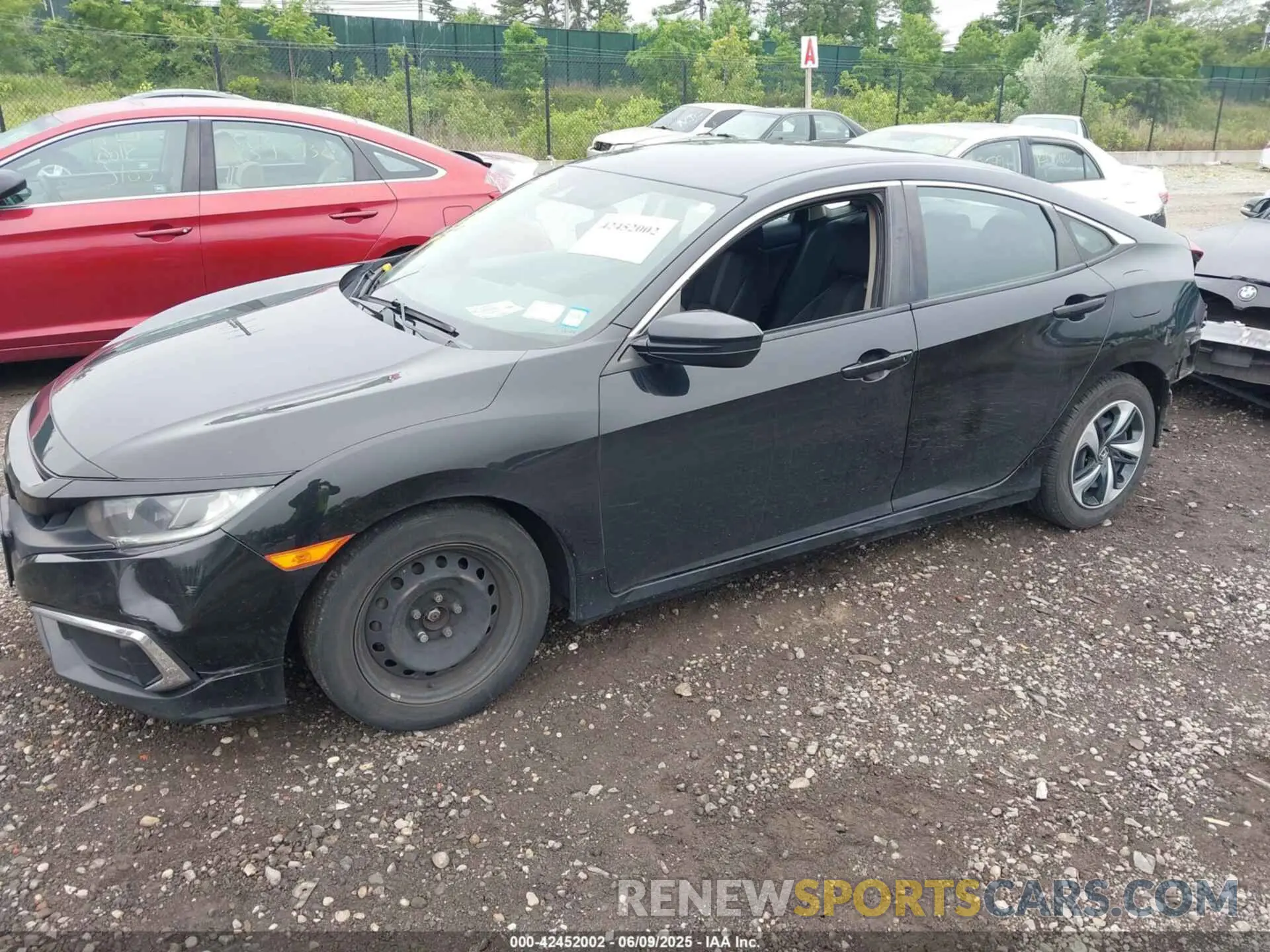 2 Photograph of a damaged car 2HGFC2F65LH587595 HONDA CIVIC 2020
