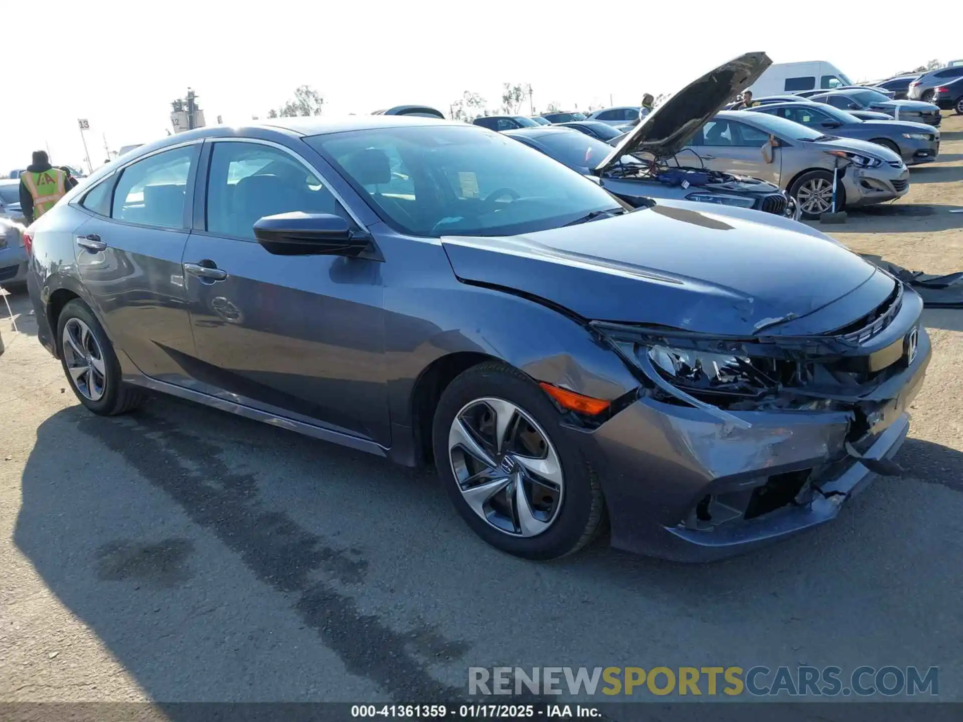 1 Photograph of a damaged car 2HGFC2F66LH512890 HONDA CIVIC 2020