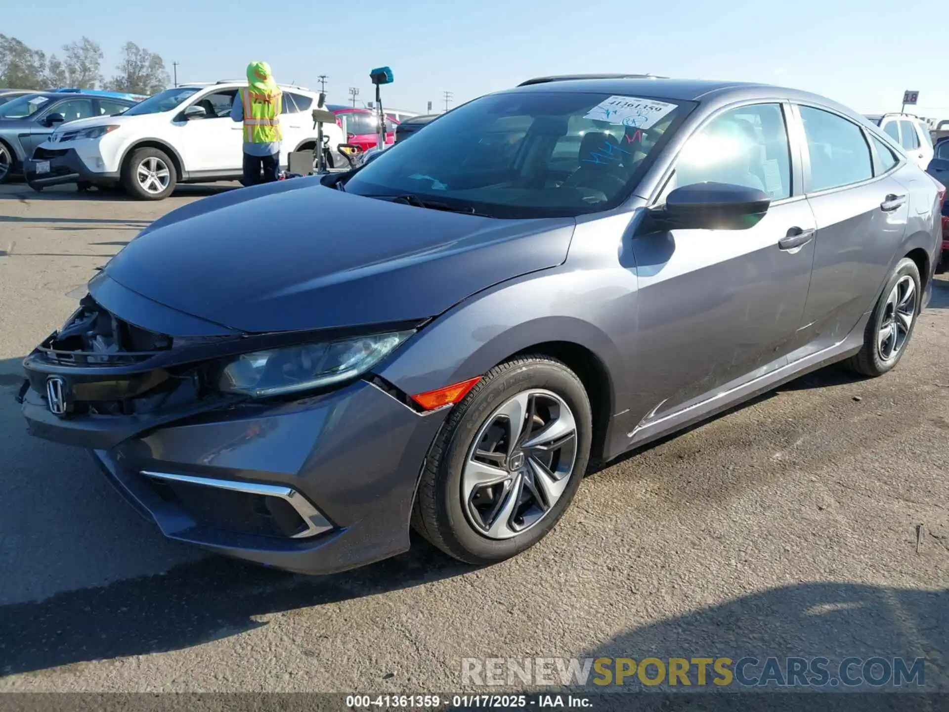 2 Photograph of a damaged car 2HGFC2F66LH512890 HONDA CIVIC 2020