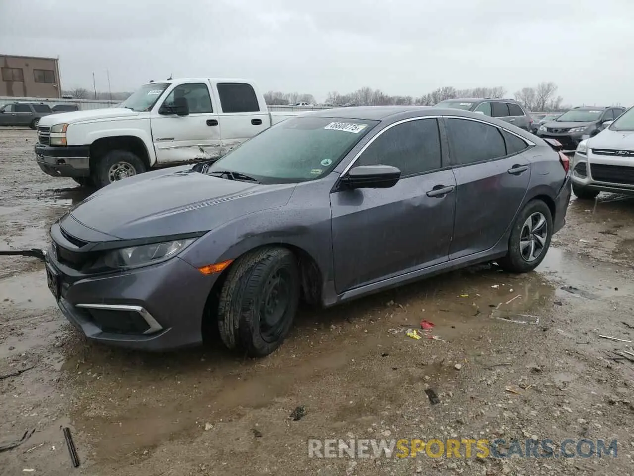 1 Photograph of a damaged car 2HGFC2F66LH552791 HONDA CIVIC 2020
