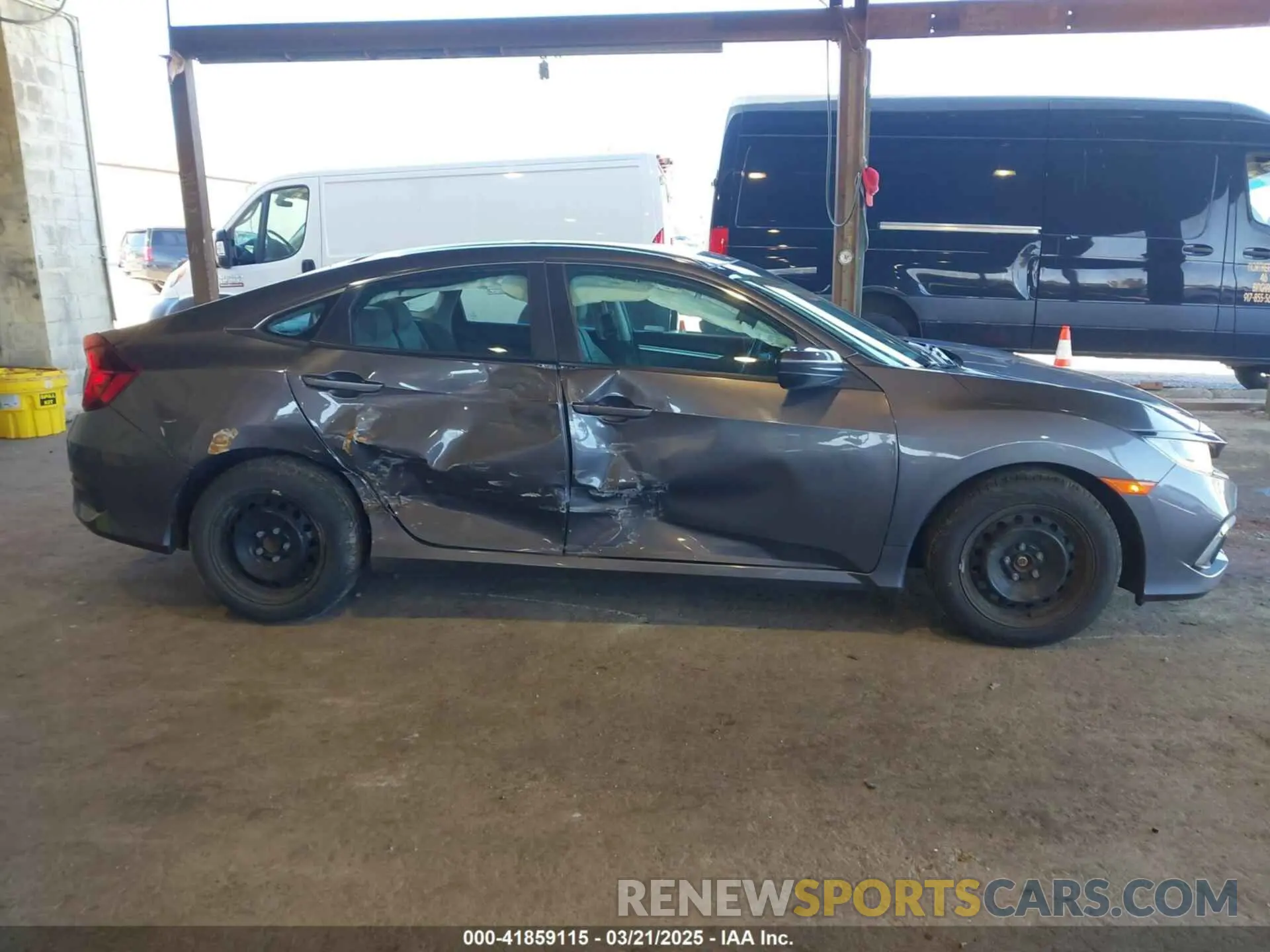 13 Photograph of a damaged car 2HGFC2F66LH554007 HONDA CIVIC 2020