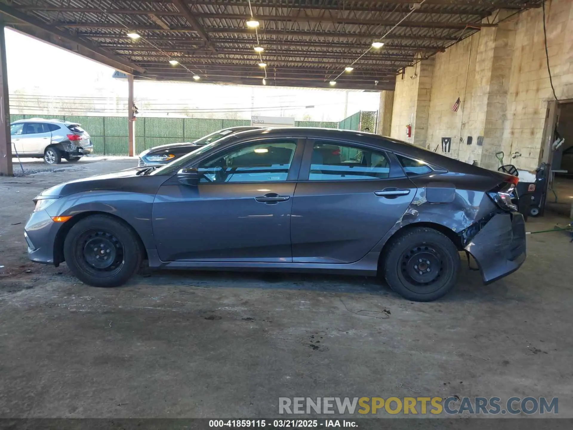 14 Photograph of a damaged car 2HGFC2F66LH554007 HONDA CIVIC 2020