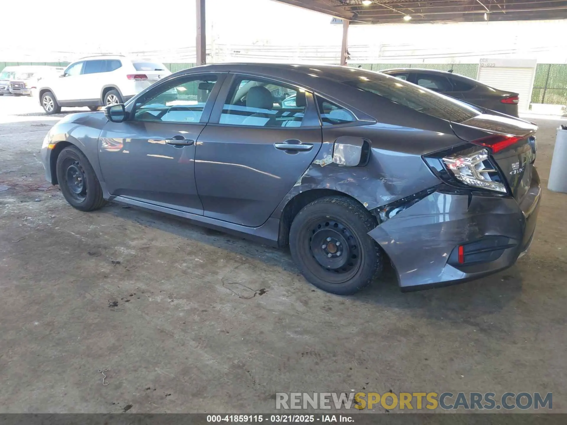 3 Photograph of a damaged car 2HGFC2F66LH554007 HONDA CIVIC 2020