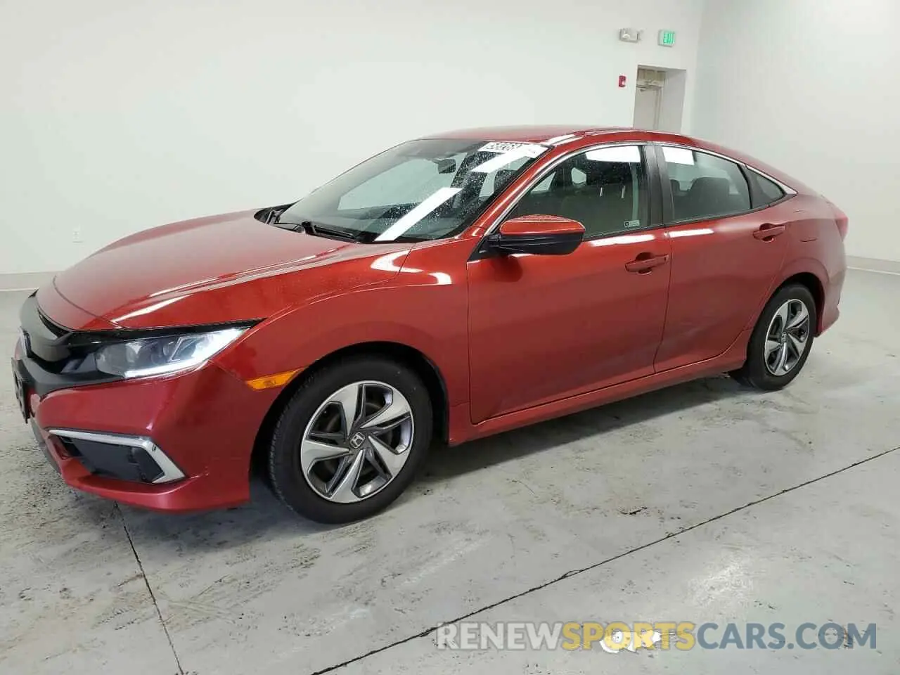 1 Photograph of a damaged car 2HGFC2F66LH554489 HONDA CIVIC 2020