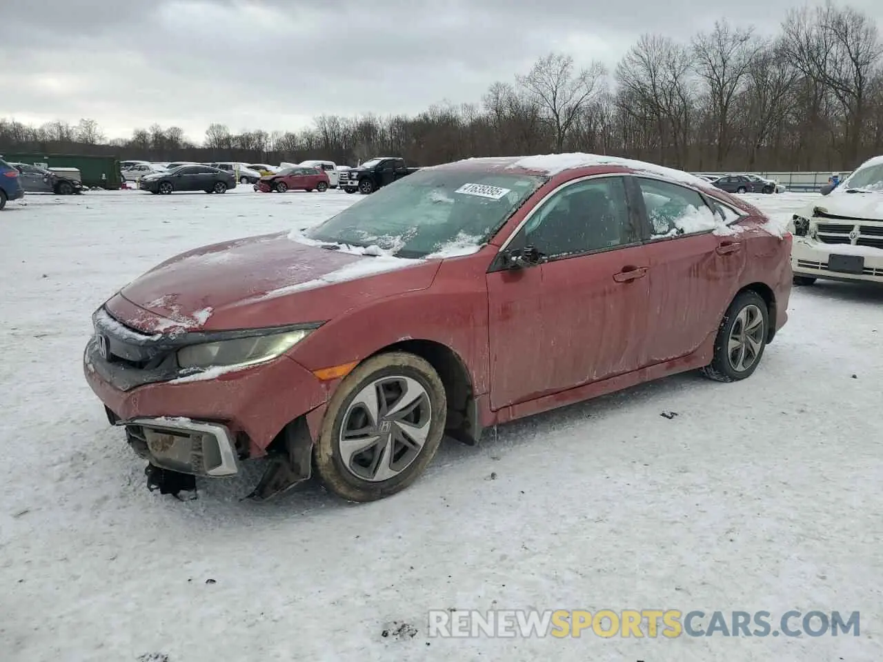 1 Photograph of a damaged car 2HGFC2F66LH557232 HONDA CIVIC 2020