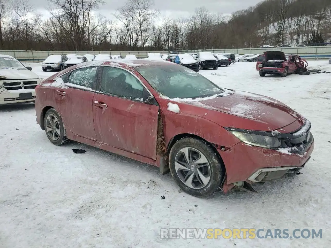 4 Photograph of a damaged car 2HGFC2F66LH557232 HONDA CIVIC 2020