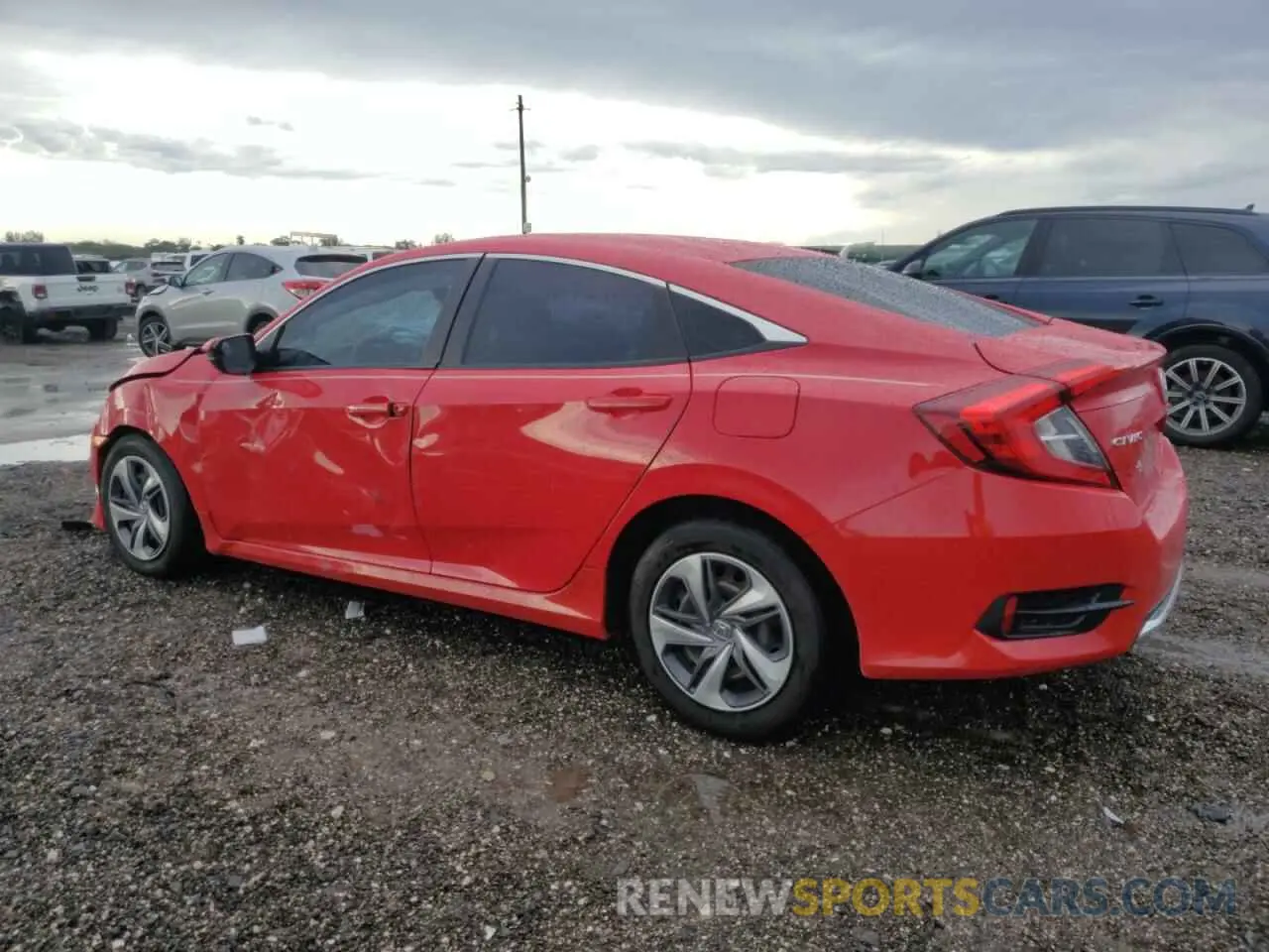 2 Photograph of a damaged car 2HGFC2F66LH566092 HONDA CIVIC 2020