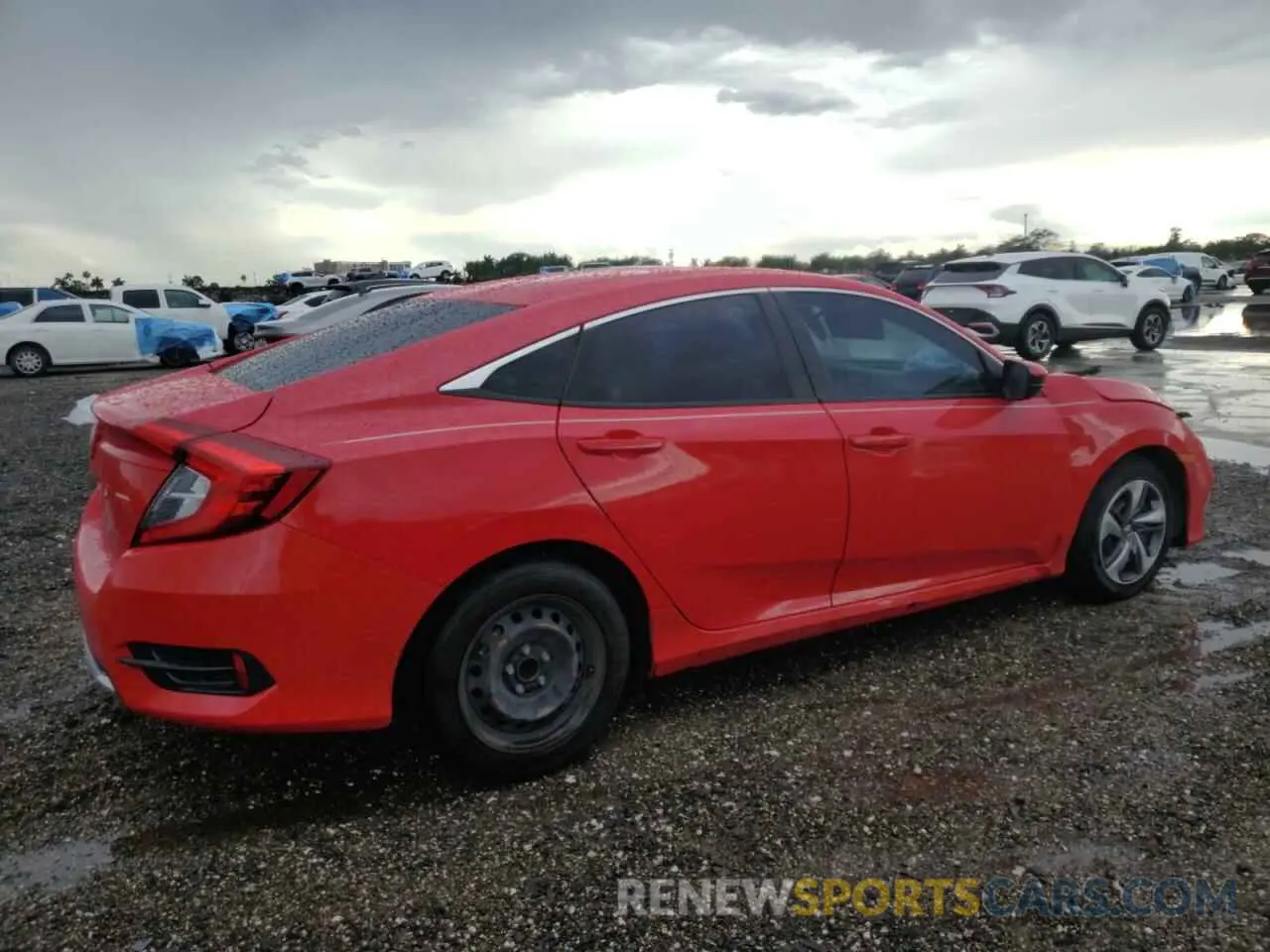 3 Photograph of a damaged car 2HGFC2F66LH566092 HONDA CIVIC 2020