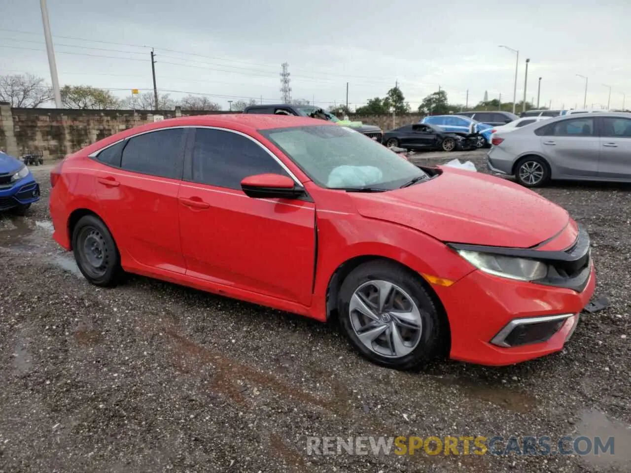 4 Photograph of a damaged car 2HGFC2F66LH566092 HONDA CIVIC 2020