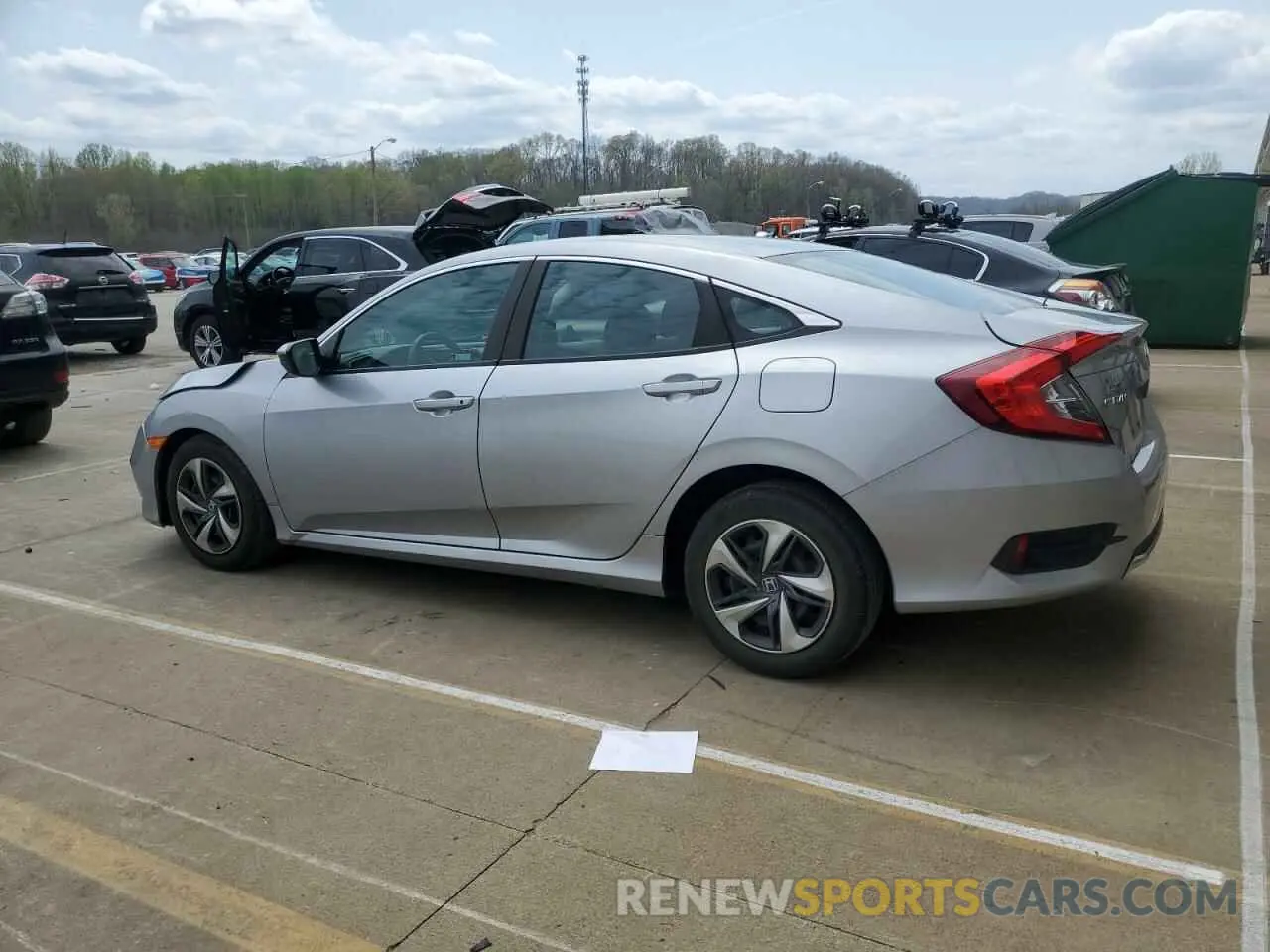 2 Photograph of a damaged car 2HGFC2F66LH583457 HONDA CIVIC 2020