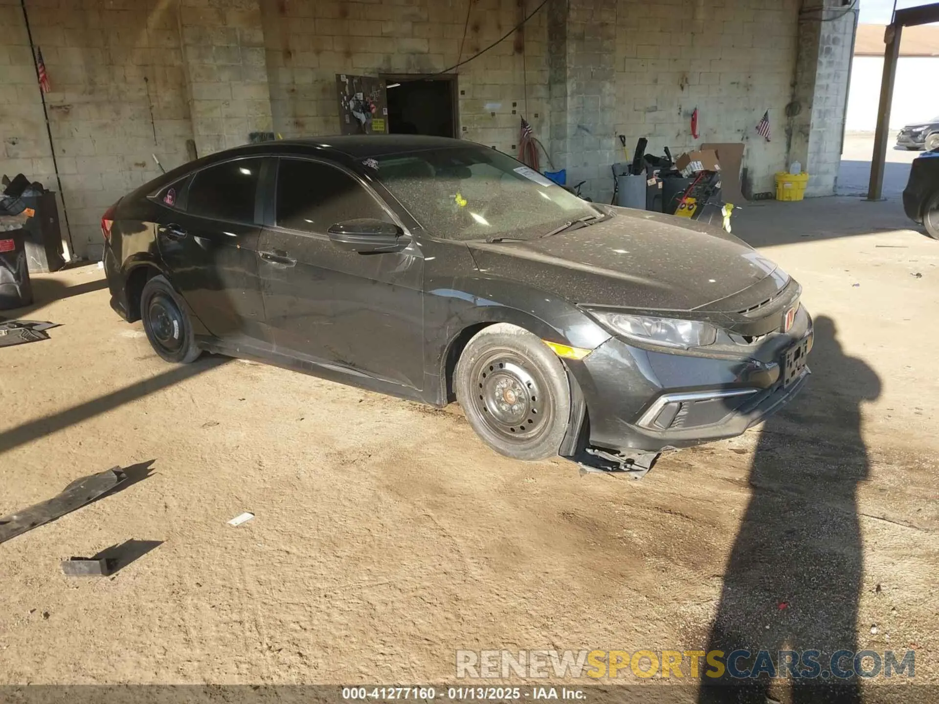 1 Photograph of a damaged car 2HGFC2F67LH502286 HONDA CIVIC 2020