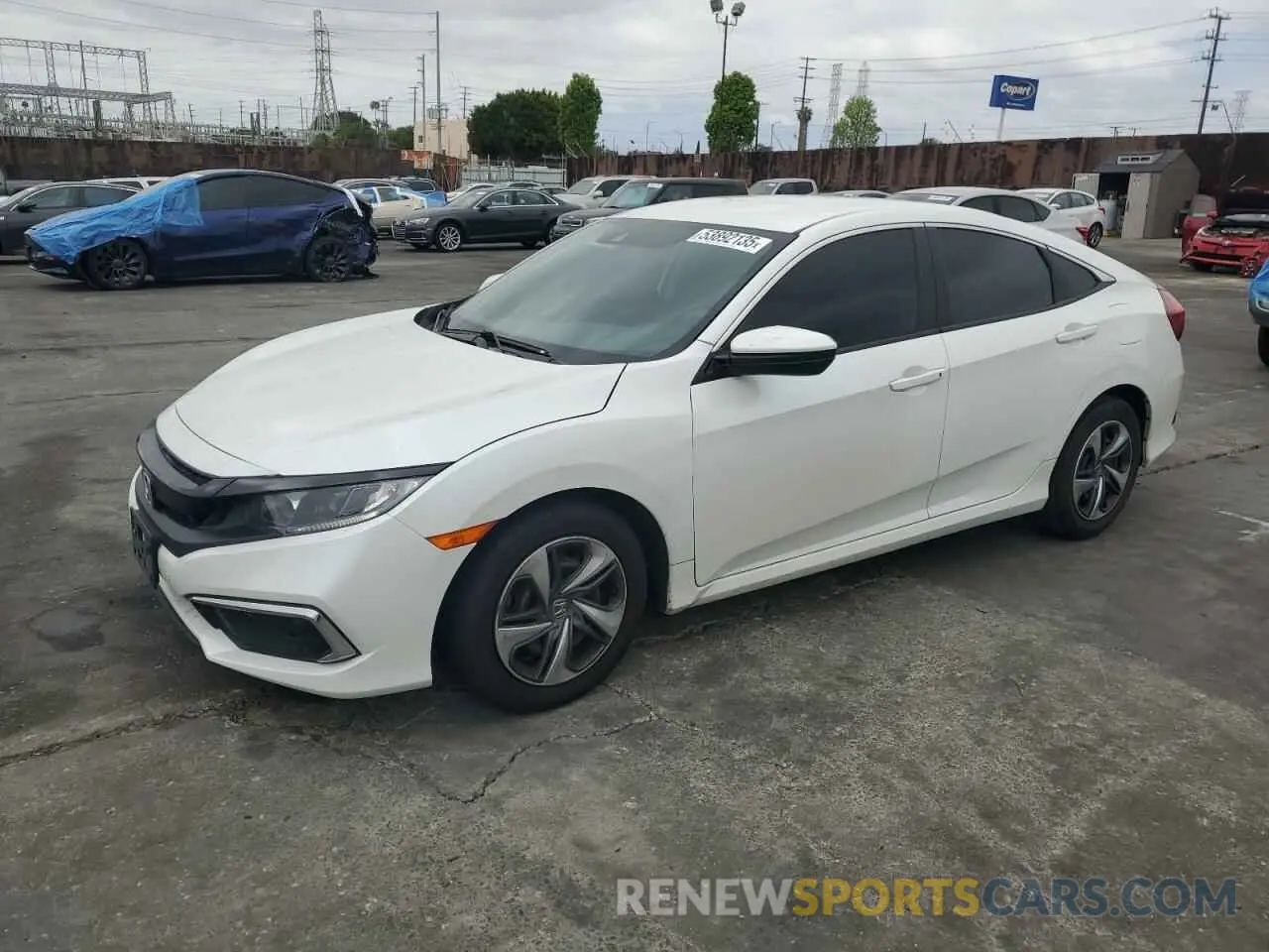 1 Photograph of a damaged car 2HGFC2F67LH503776 HONDA CIVIC 2020