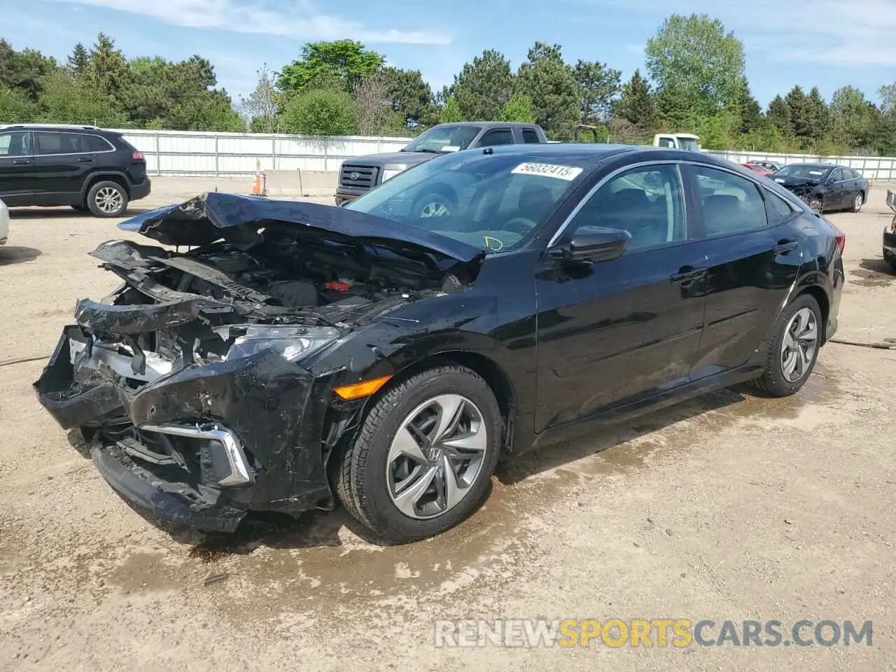 1 Photograph of a damaged car 2HGFC2F67LH504216 HONDA CIVIC 2020