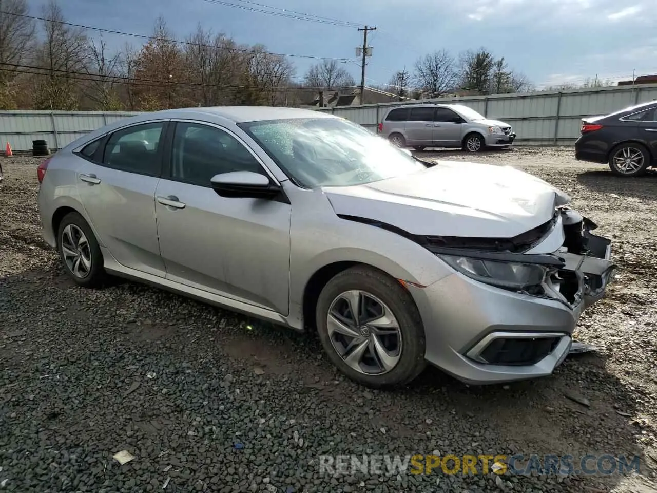 4 Photograph of a damaged car 2HGFC2F67LH504877 HONDA CIVIC 2020