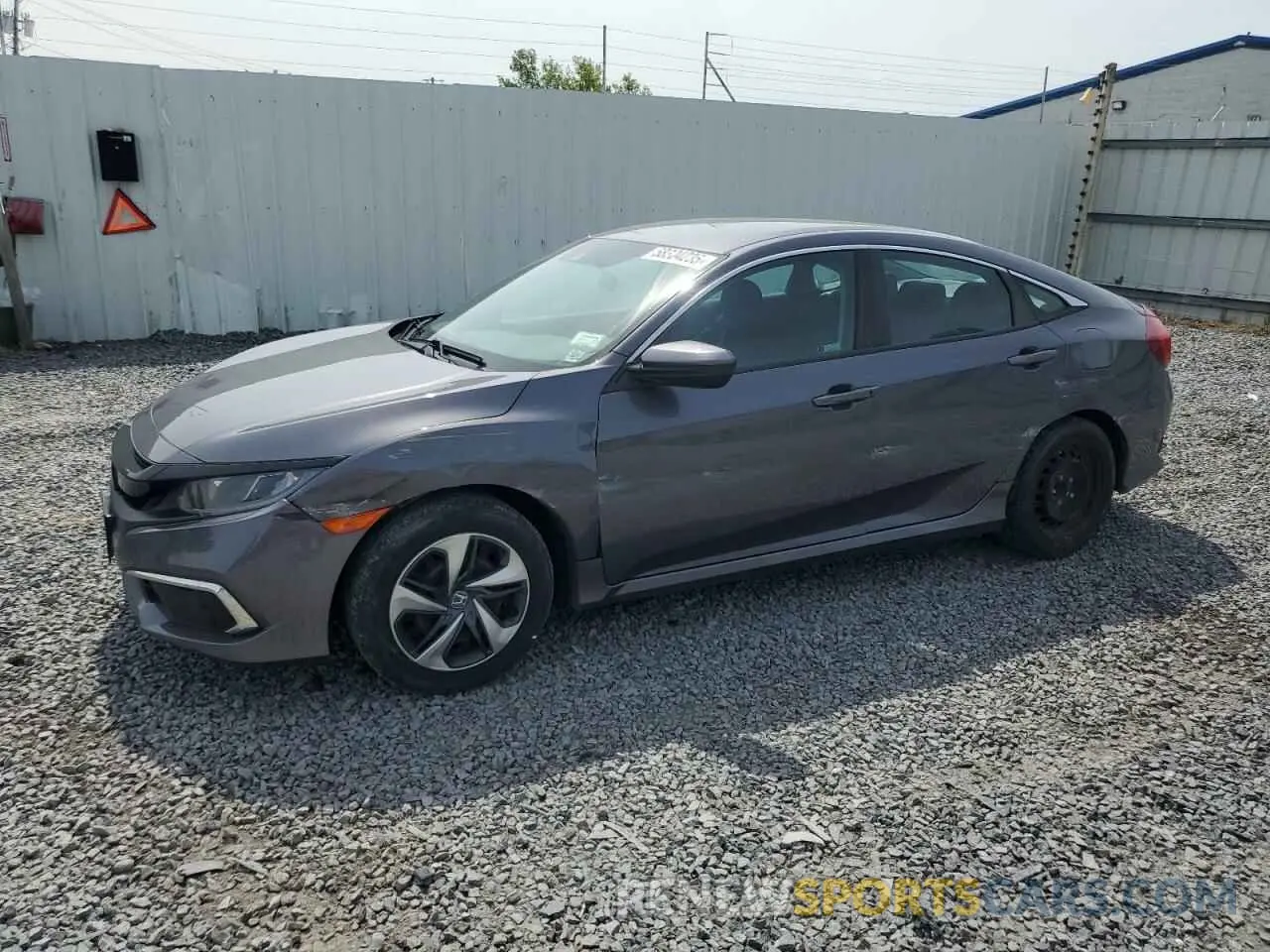 1 Photograph of a damaged car 2HGFC2F67LH514051 HONDA CIVIC 2020