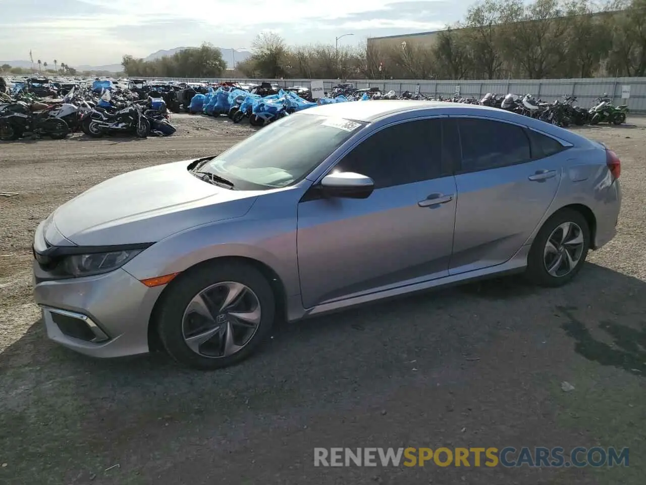 1 Photograph of a damaged car 2HGFC2F67LH518634 HONDA CIVIC 2020