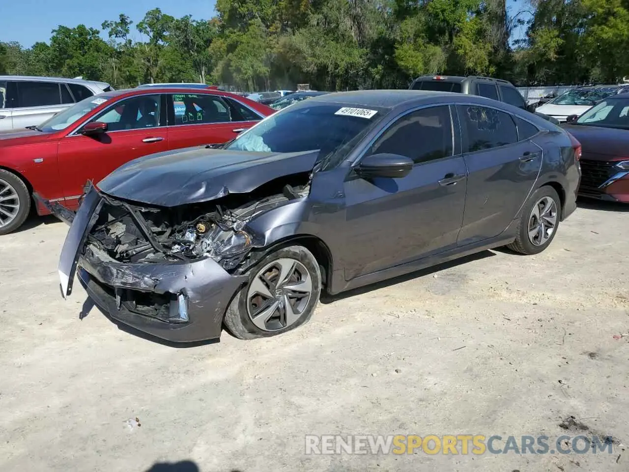 1 Photograph of a damaged car 2HGFC2F67LH530265 HONDA CIVIC 2020