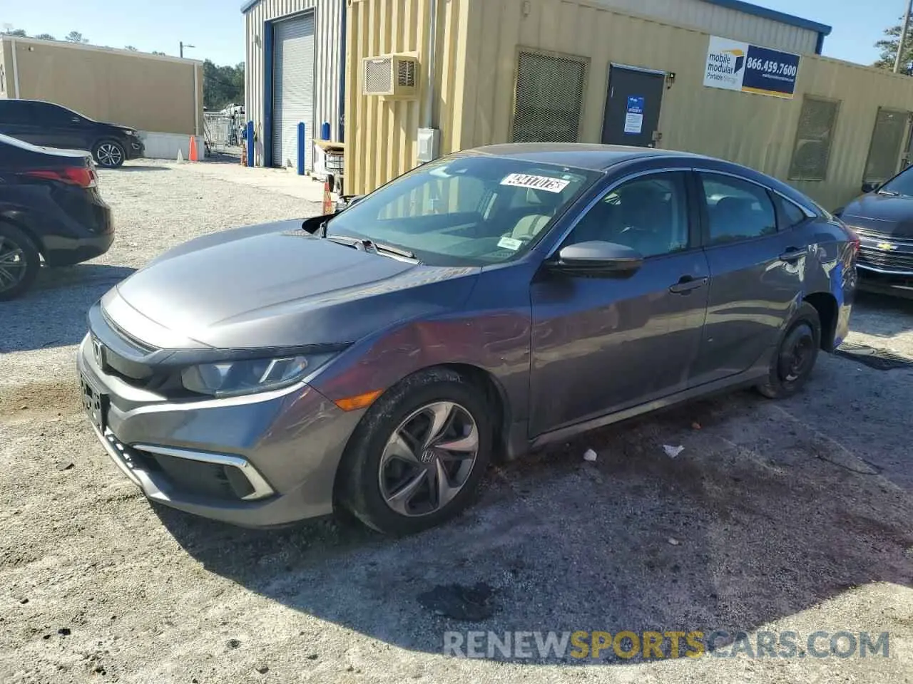 1 Photograph of a damaged car 2HGFC2F67LH537913 HONDA CIVIC 2020