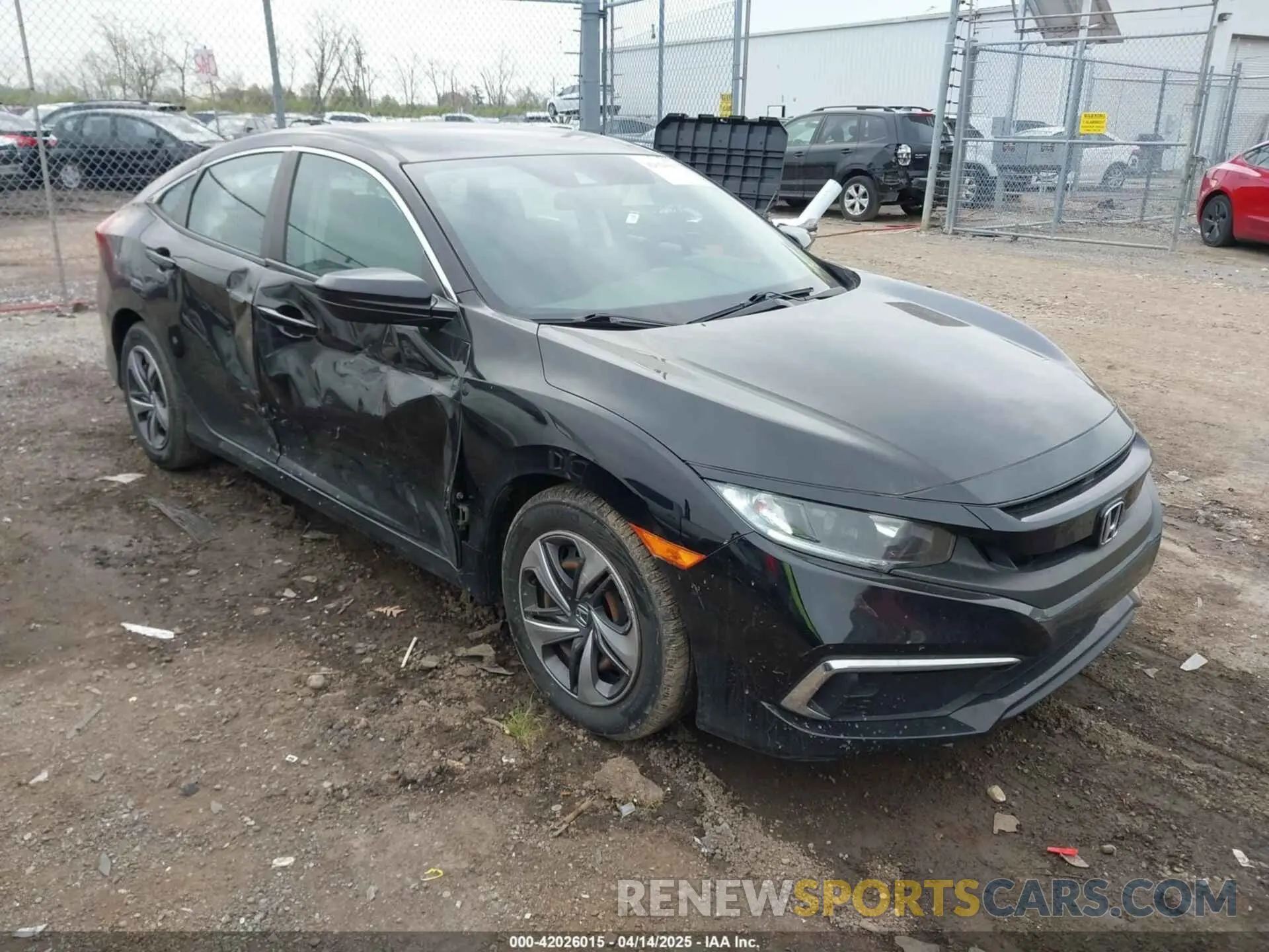 1 Photograph of a damaged car 2HGFC2F67LH540441 HONDA CIVIC 2020