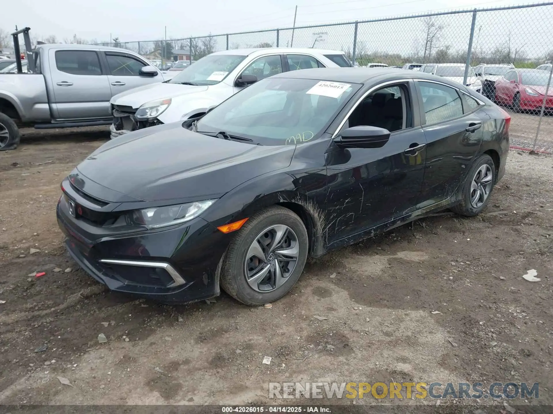 2 Photograph of a damaged car 2HGFC2F67LH540441 HONDA CIVIC 2020