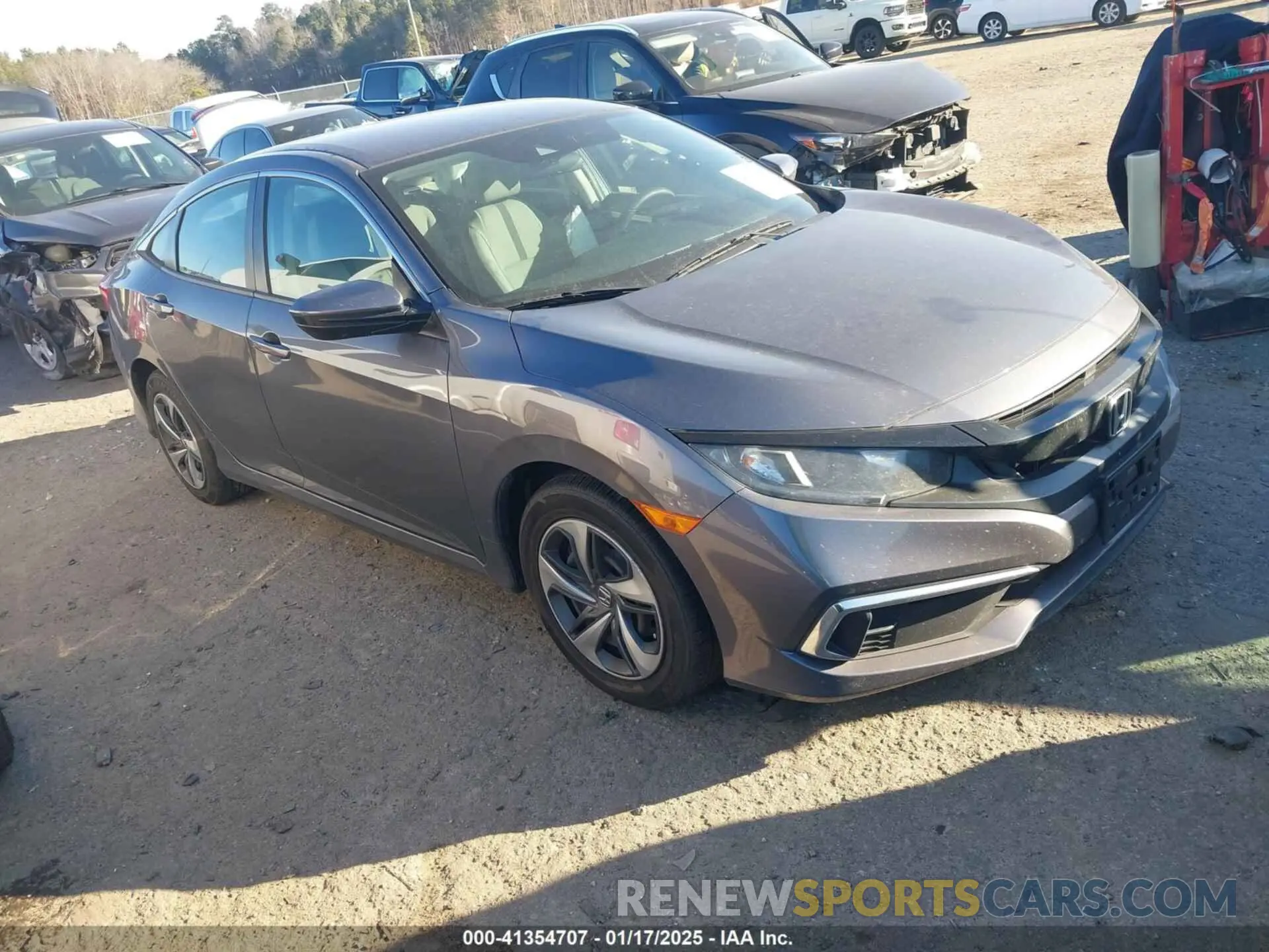 1 Photograph of a damaged car 2HGFC2F67LH543405 HONDA CIVIC 2020