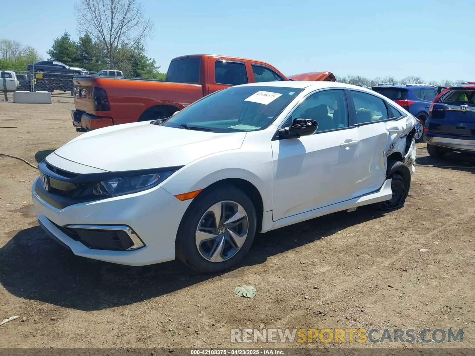 2 Photograph of a damaged car 2HGFC2F67LH548152 HONDA CIVIC 2020