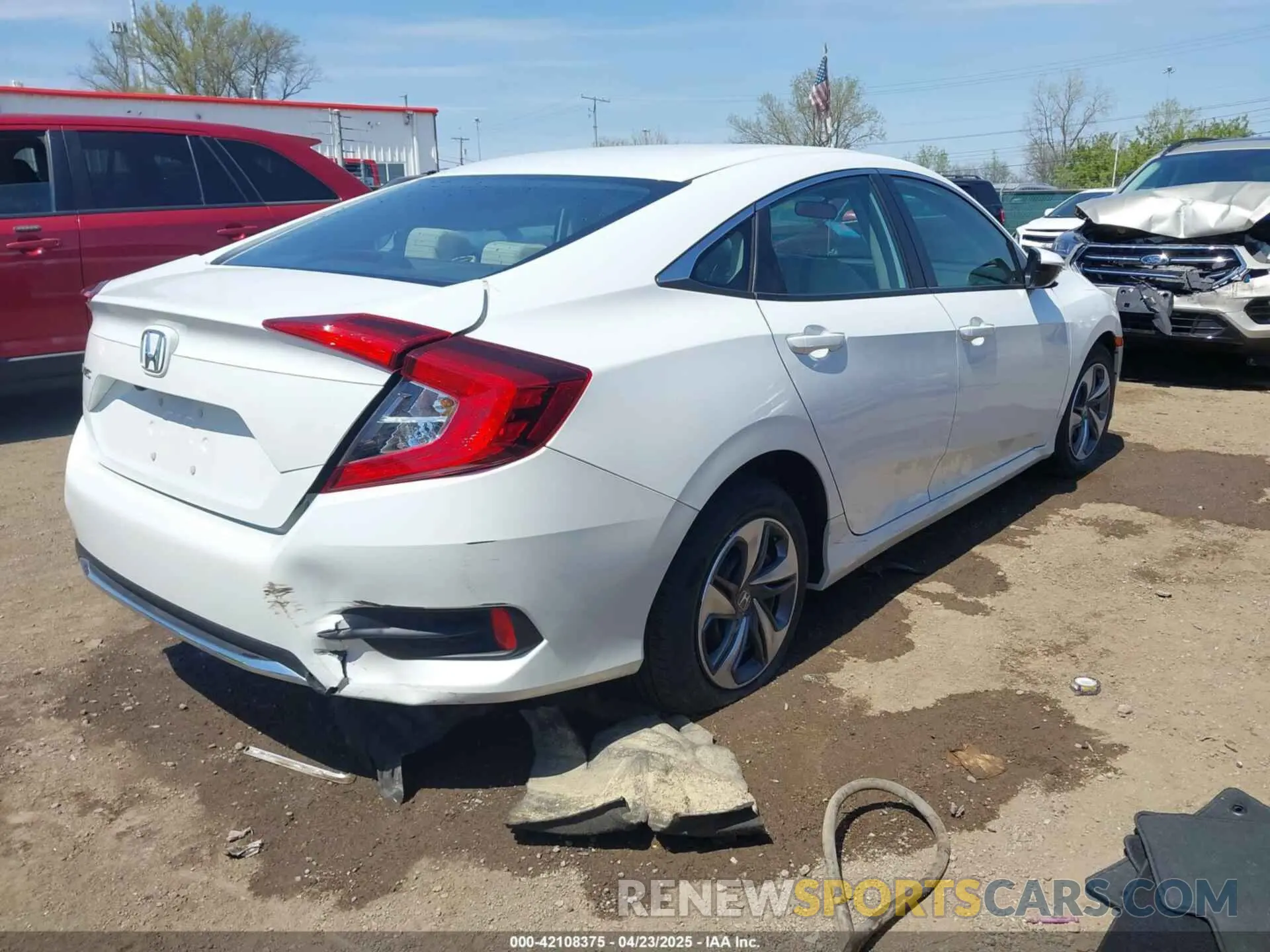 4 Photograph of a damaged car 2HGFC2F67LH548152 HONDA CIVIC 2020