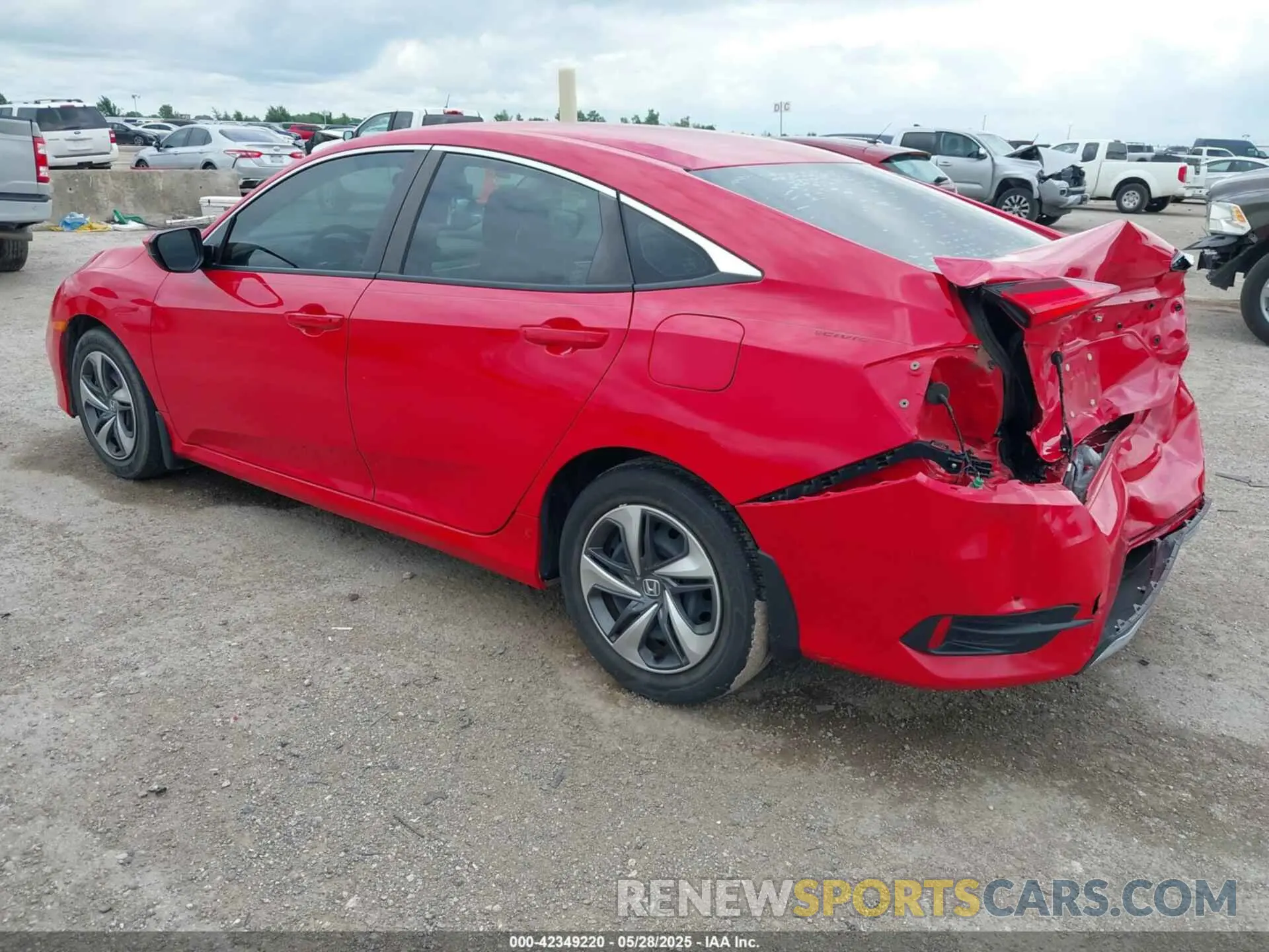 3 Photograph of a damaged car 2HGFC2F67LH571950 HONDA CIVIC 2020