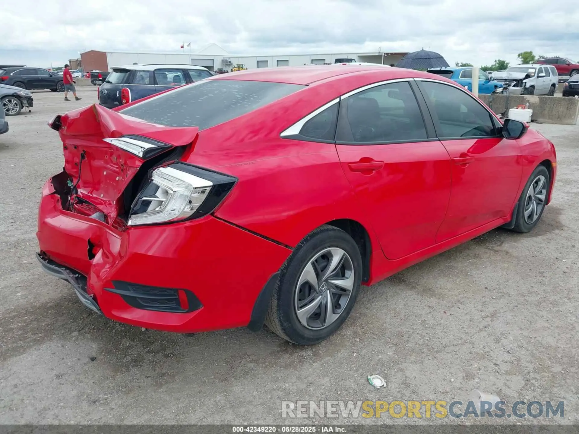 4 Photograph of a damaged car 2HGFC2F67LH571950 HONDA CIVIC 2020