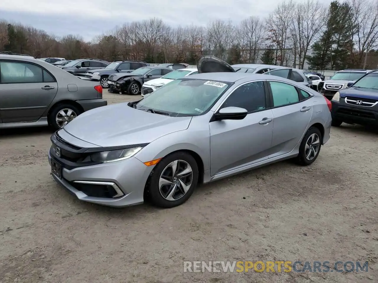 1 Photograph of a damaged car 2HGFC2F67LH579241 HONDA CIVIC 2020