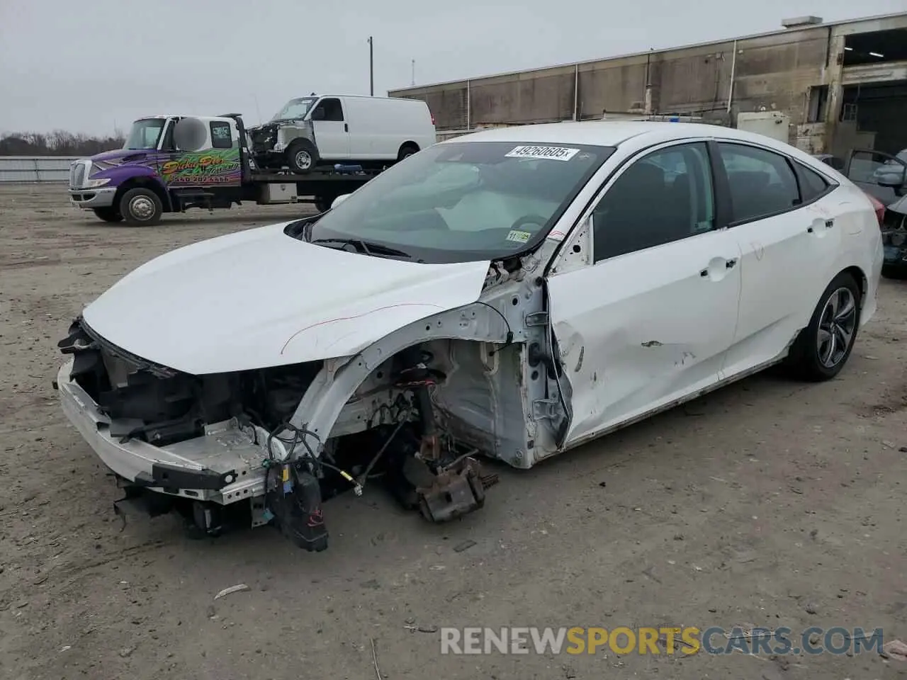 1 Photograph of a damaged car 2HGFC2F68LH504306 HONDA CIVIC 2020