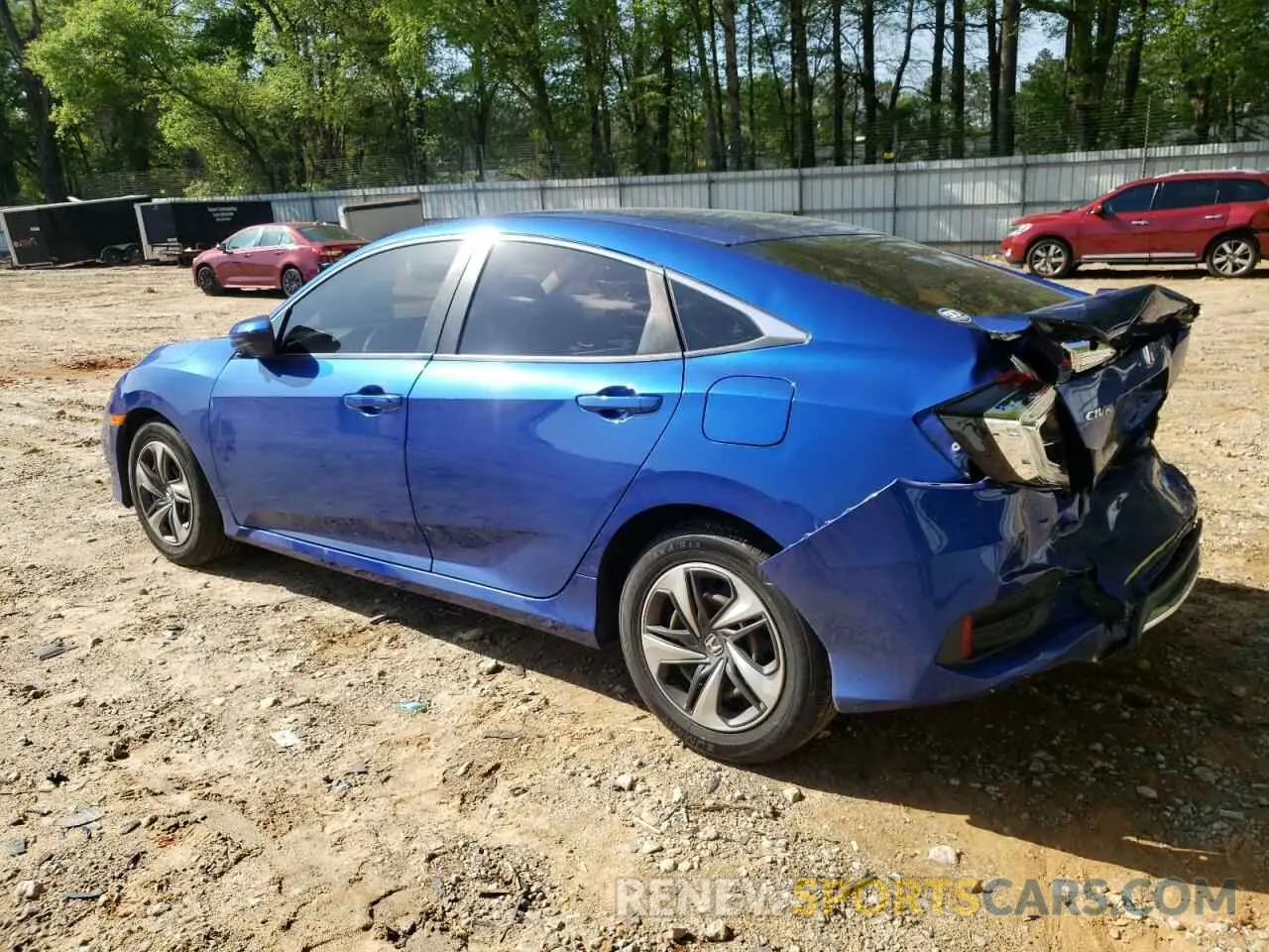 2 Photograph of a damaged car 2HGFC2F68LH519324 HONDA CIVIC 2020