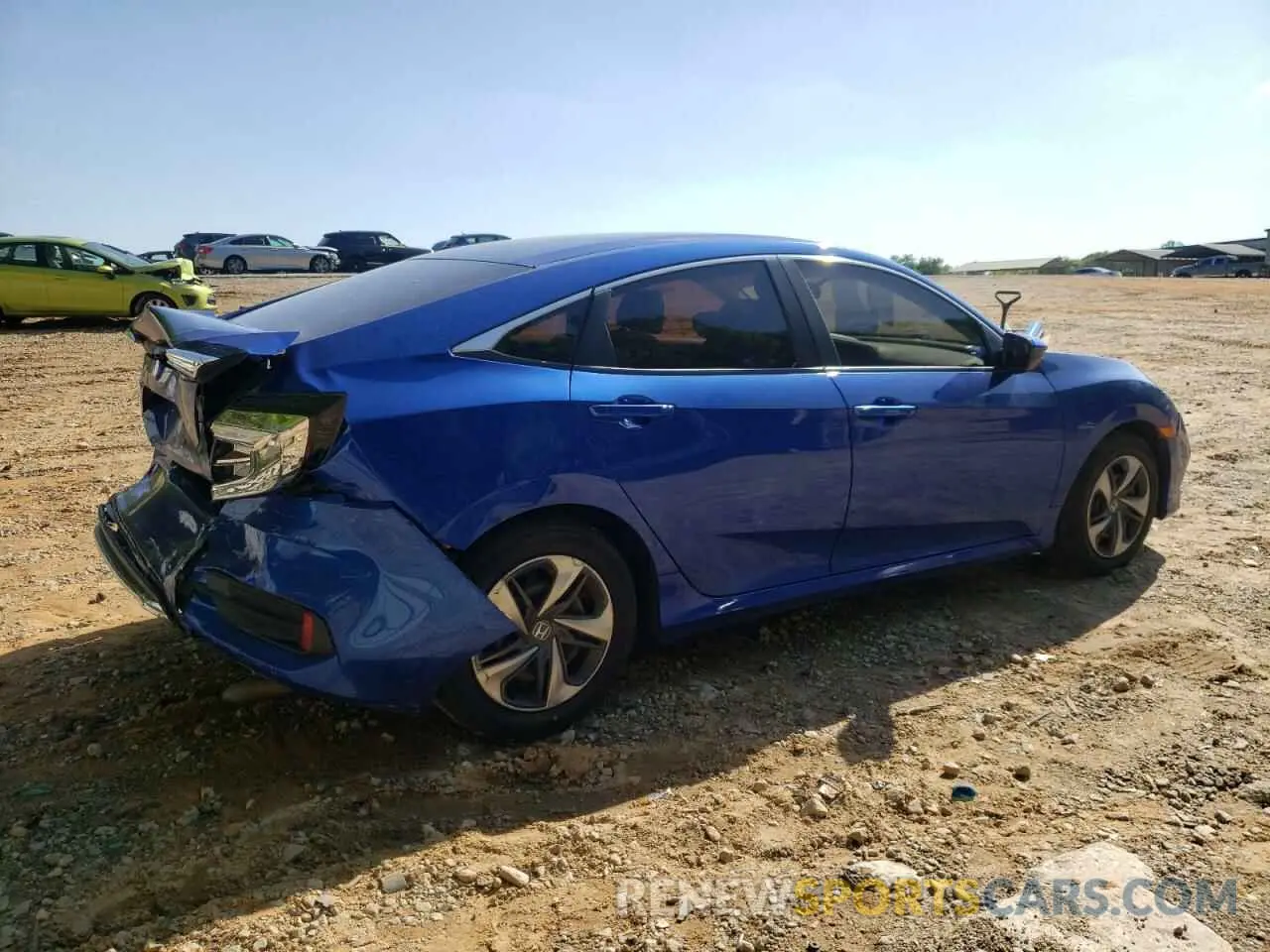 3 Photograph of a damaged car 2HGFC2F68LH519324 HONDA CIVIC 2020