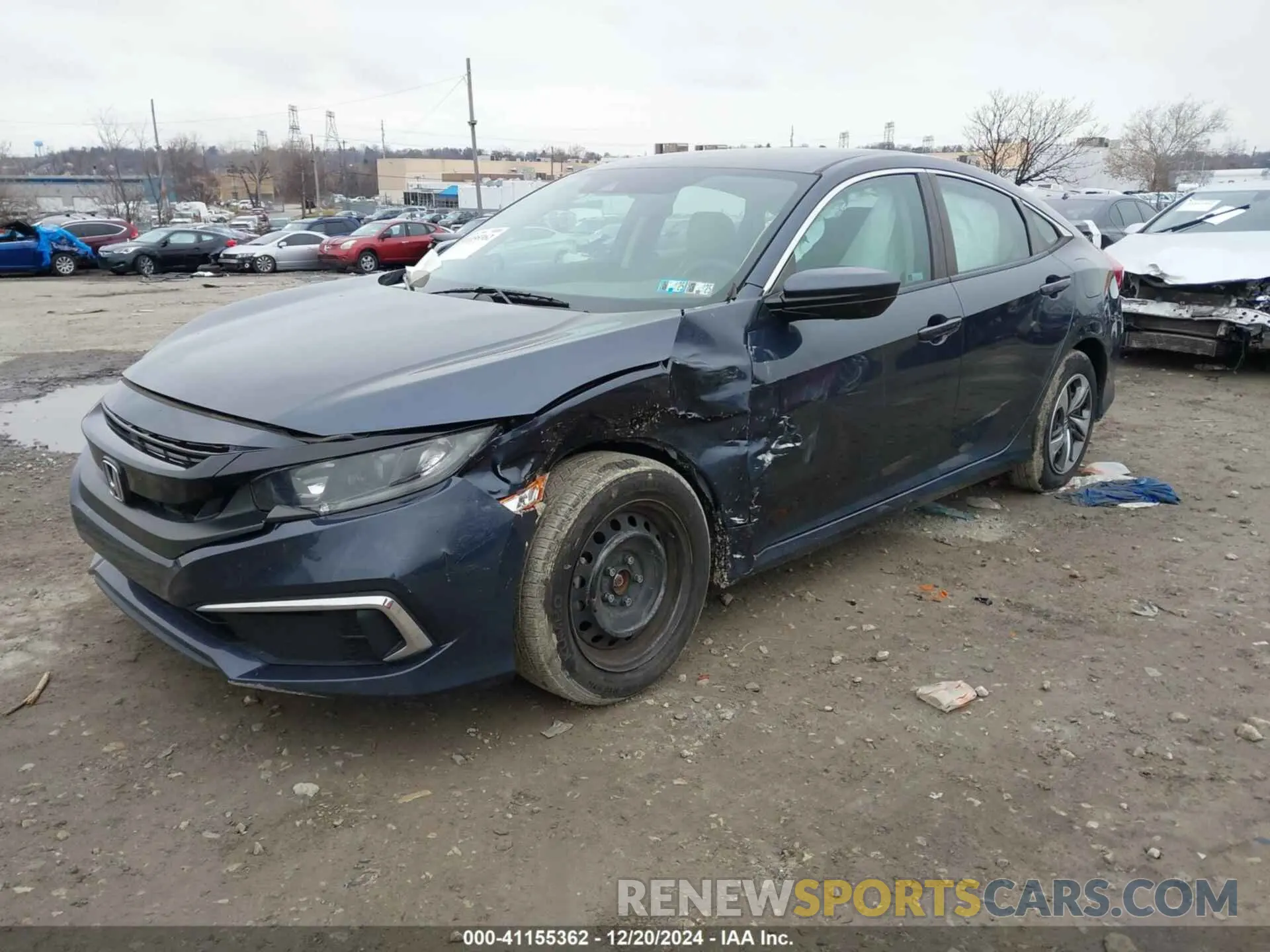2 Photograph of a damaged car 2HGFC2F68LH522305 HONDA CIVIC 2020