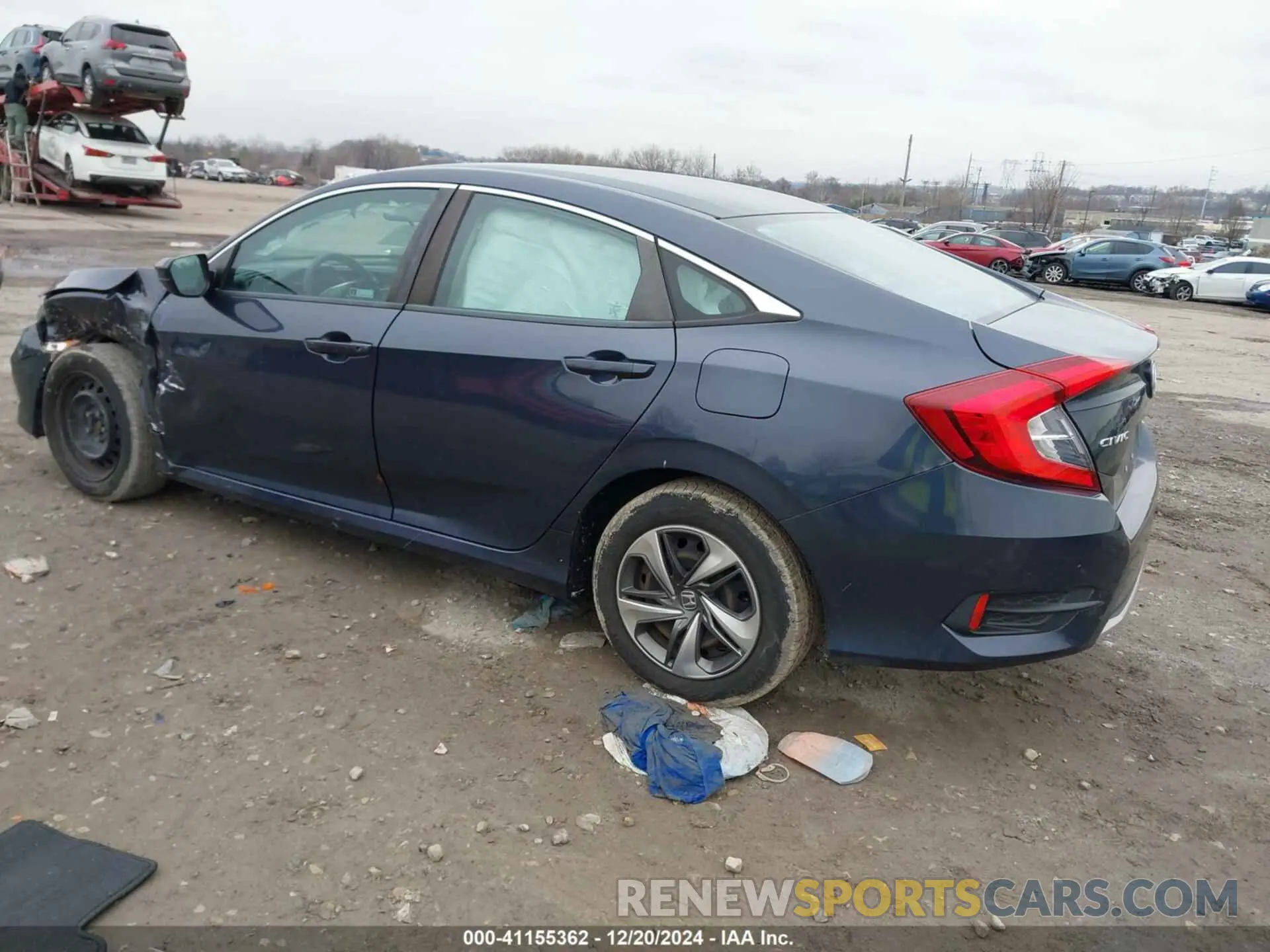 3 Photograph of a damaged car 2HGFC2F68LH522305 HONDA CIVIC 2020