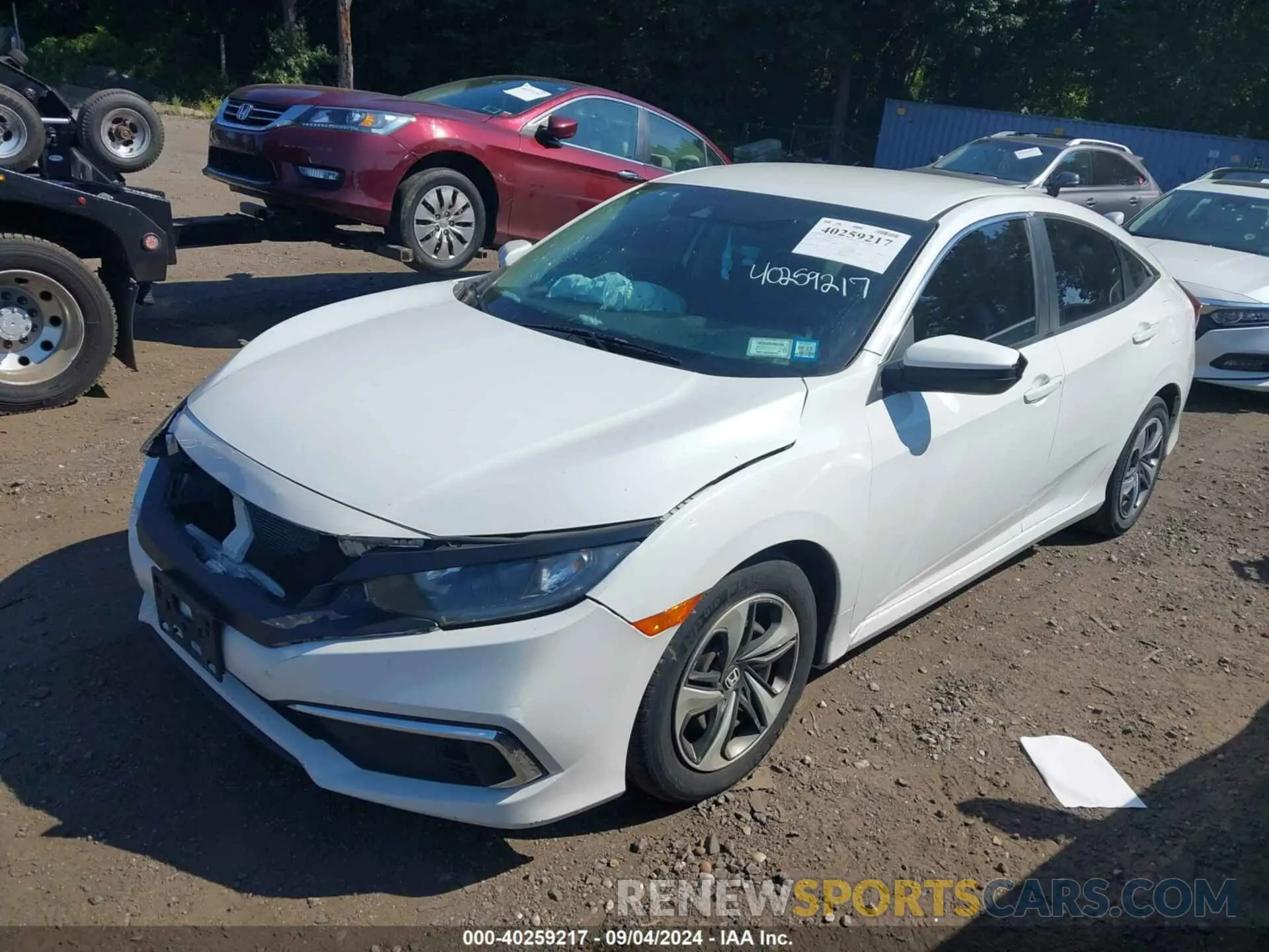 2 Photograph of a damaged car 2HGFC2F68LH528718 HONDA CIVIC 2020