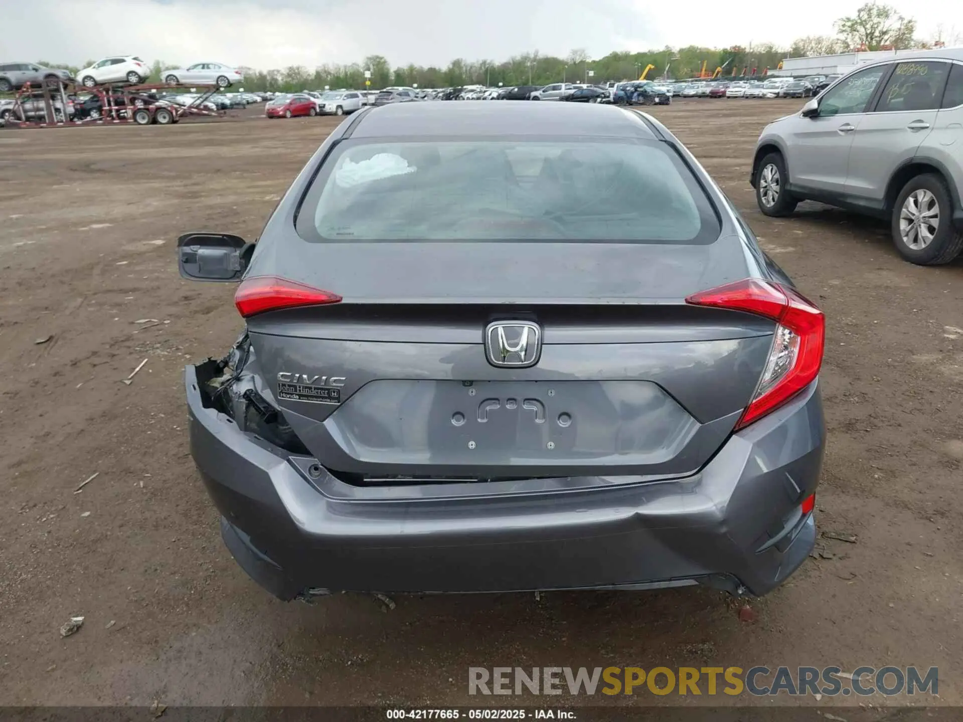 17 Photograph of a damaged car 2HGFC2F68LH537998 HONDA CIVIC 2020