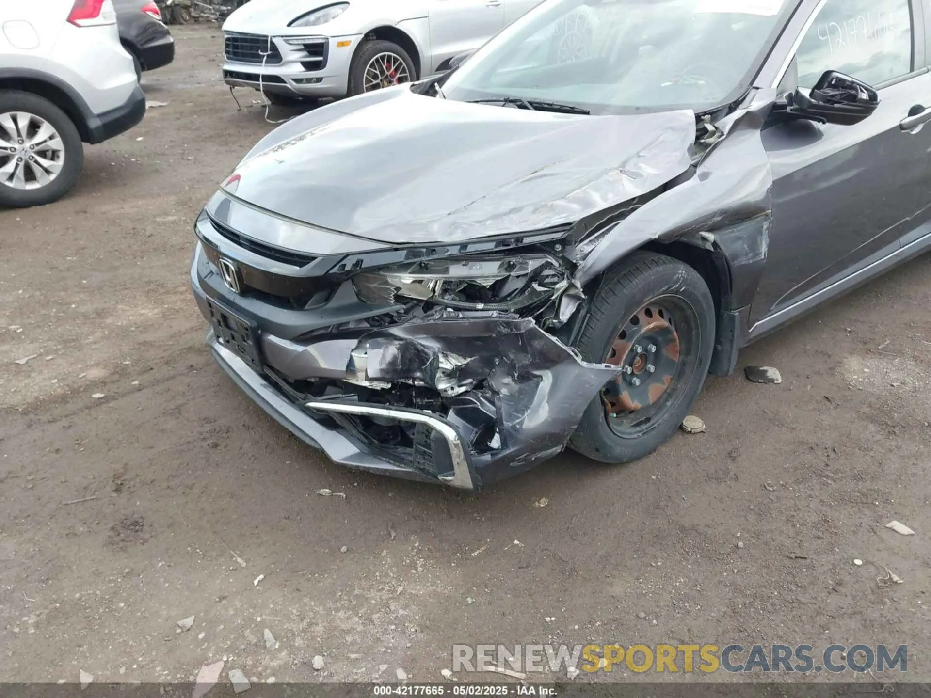 6 Photograph of a damaged car 2HGFC2F68LH537998 HONDA CIVIC 2020