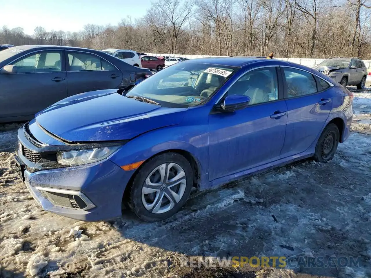 1 Photograph of a damaged car 2HGFC2F68LH555367 HONDA CIVIC 2020