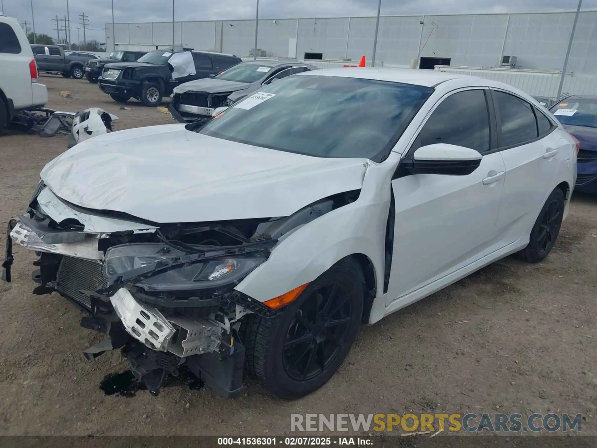 2 Photograph of a damaged car 2HGFC2F68LH556048 HONDA CIVIC 2020