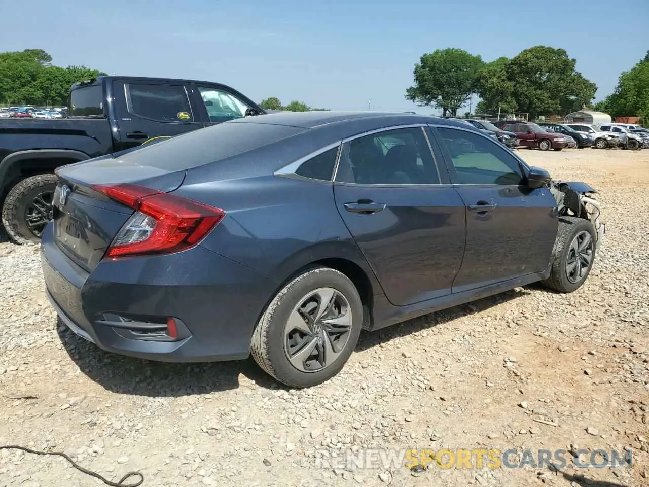 3 Photograph of a damaged car 2HGFC2F68LH564442 HONDA CIVIC 2020