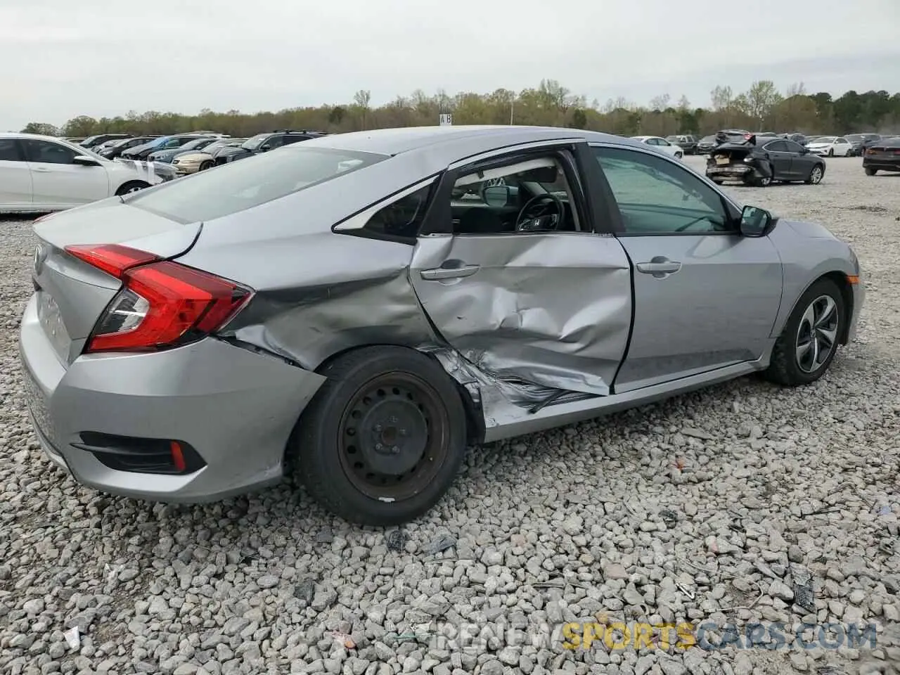 3 Photograph of a damaged car 2HGFC2F68LH565168 HONDA CIVIC 2020