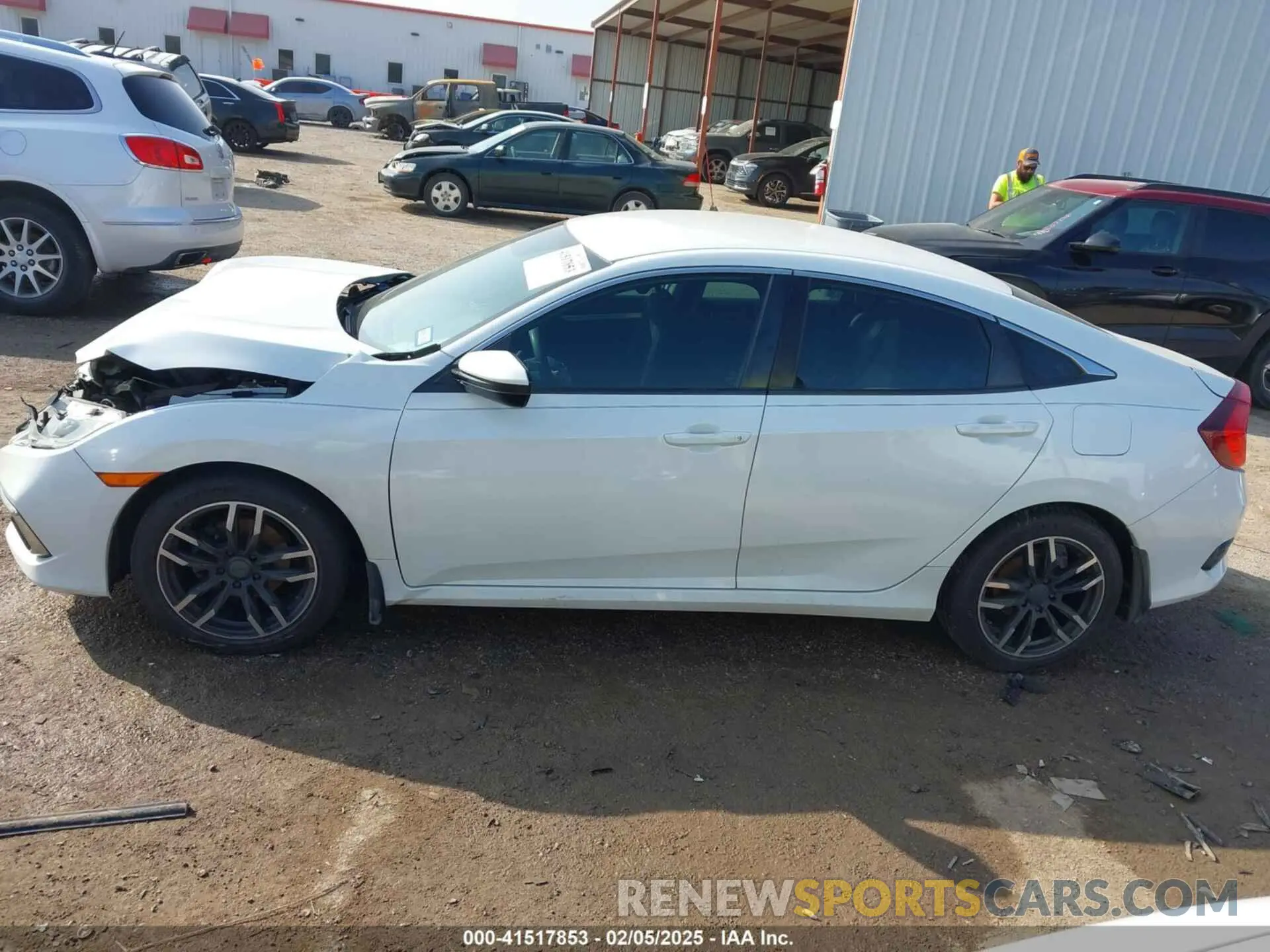 14 Photograph of a damaged car 2HGFC2F68LH565560 HONDA CIVIC 2020