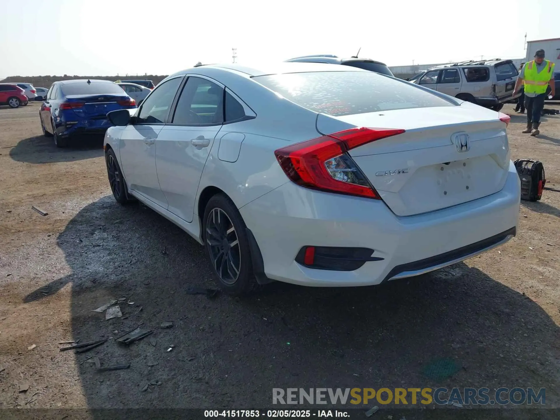 3 Photograph of a damaged car 2HGFC2F68LH565560 HONDA CIVIC 2020