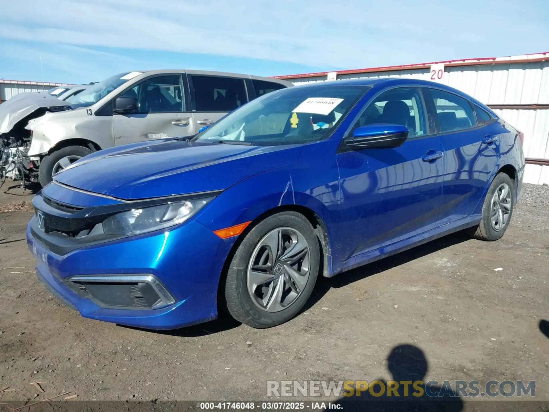 2 Photograph of a damaged car 2HGFC2F68LH578566 HONDA CIVIC 2020