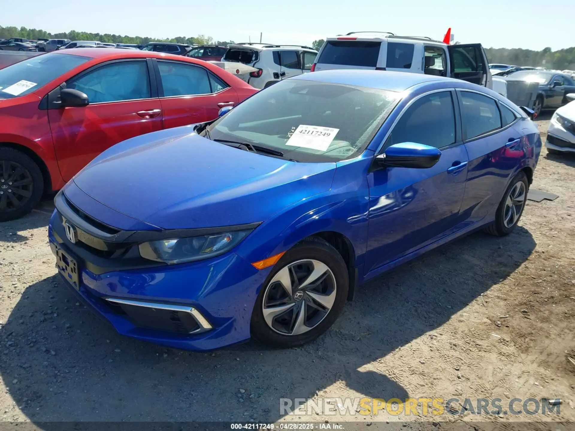 2 Photograph of a damaged car 2HGFC2F68LH582343 HONDA CIVIC 2020