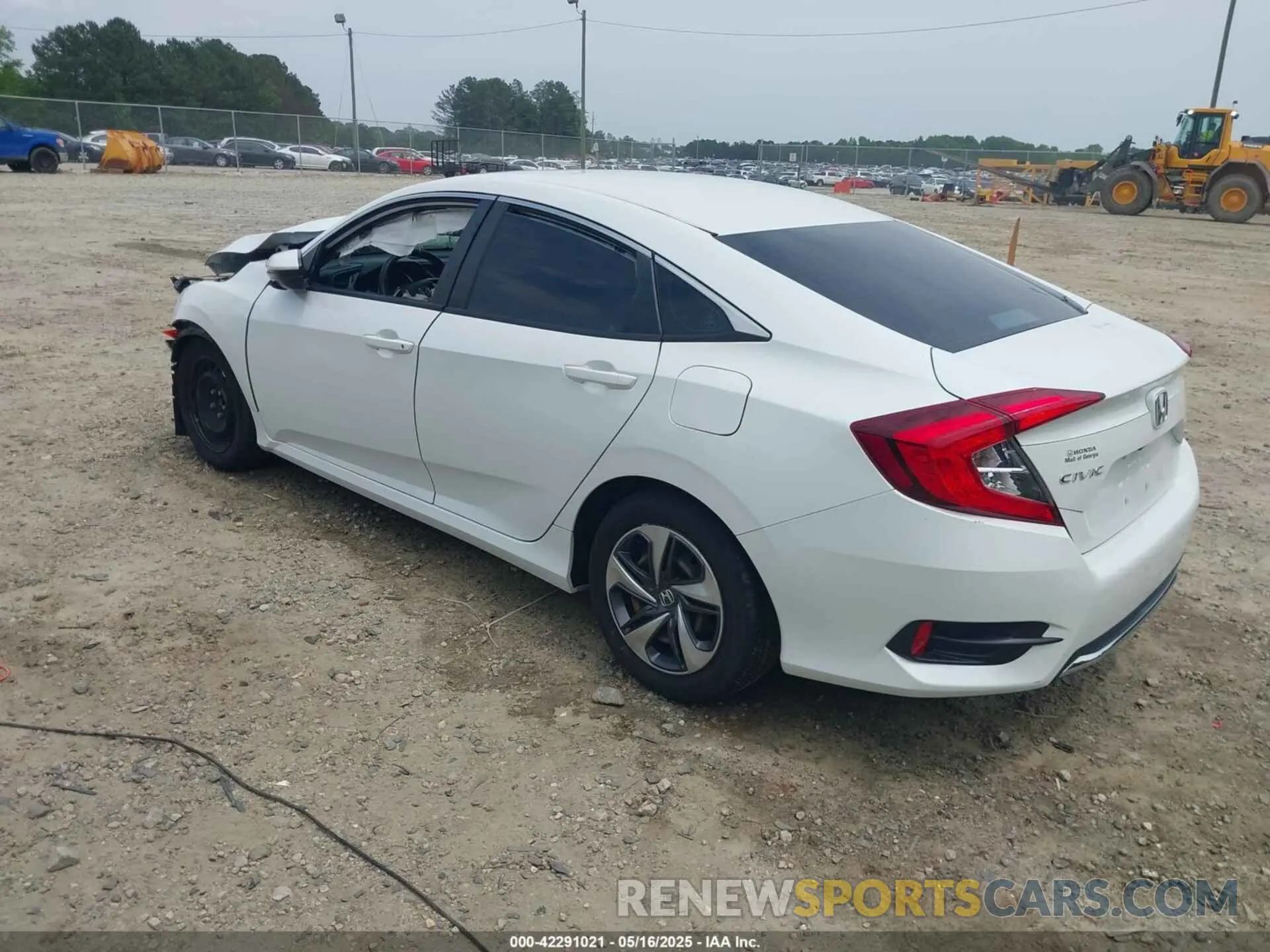 3 Photograph of a damaged car 2HGFC2F69LH520322 HONDA CIVIC 2020