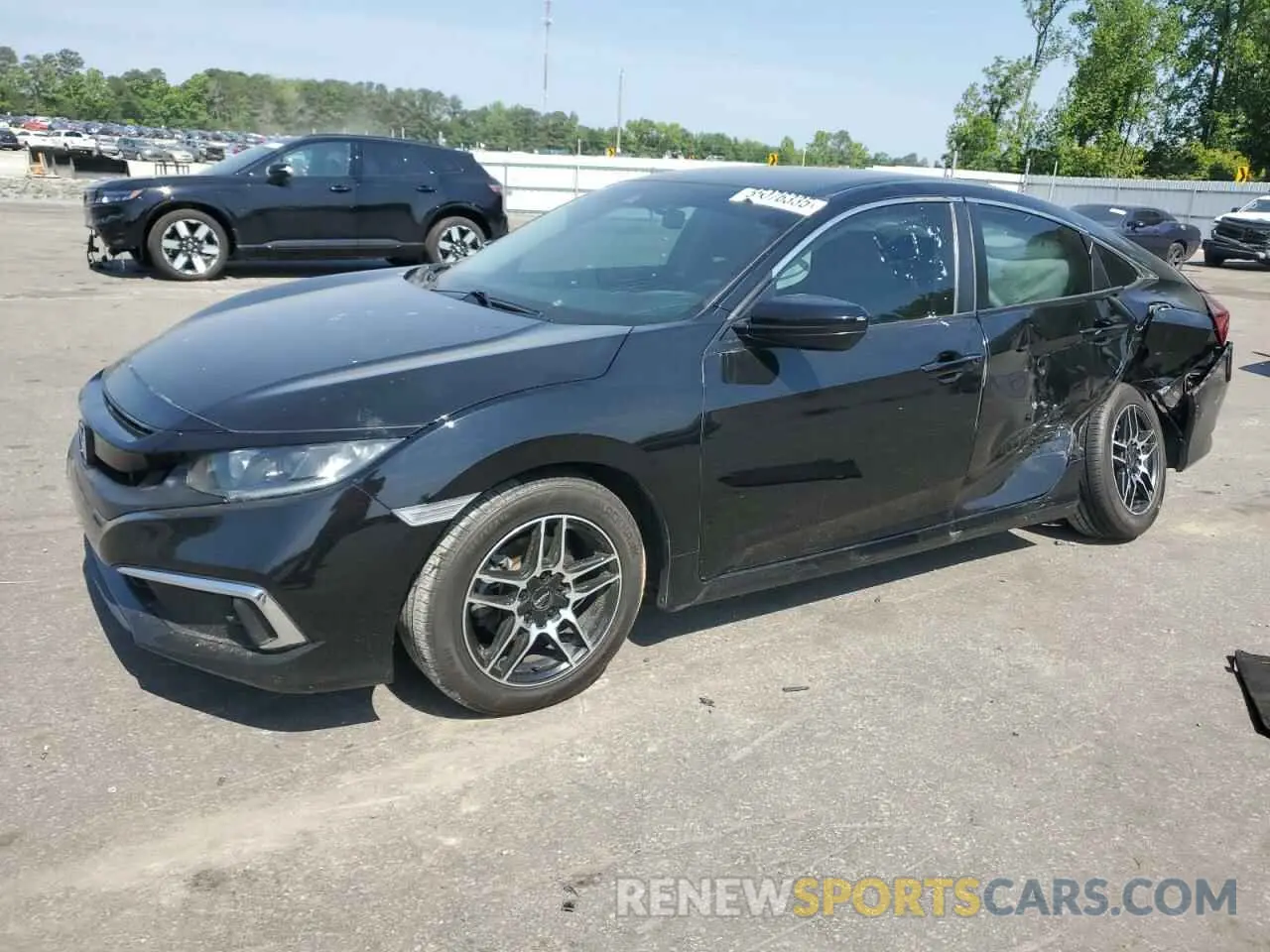 1 Photograph of a damaged car 2HGFC2F69LH531370 HONDA CIVIC 2020