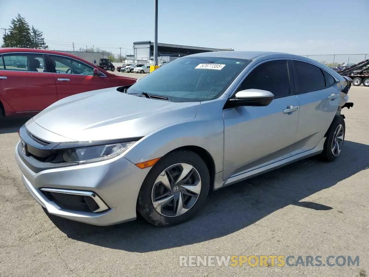 1 Photograph of a damaged car 2HGFC2F69LH540327 HONDA CIVIC 2020