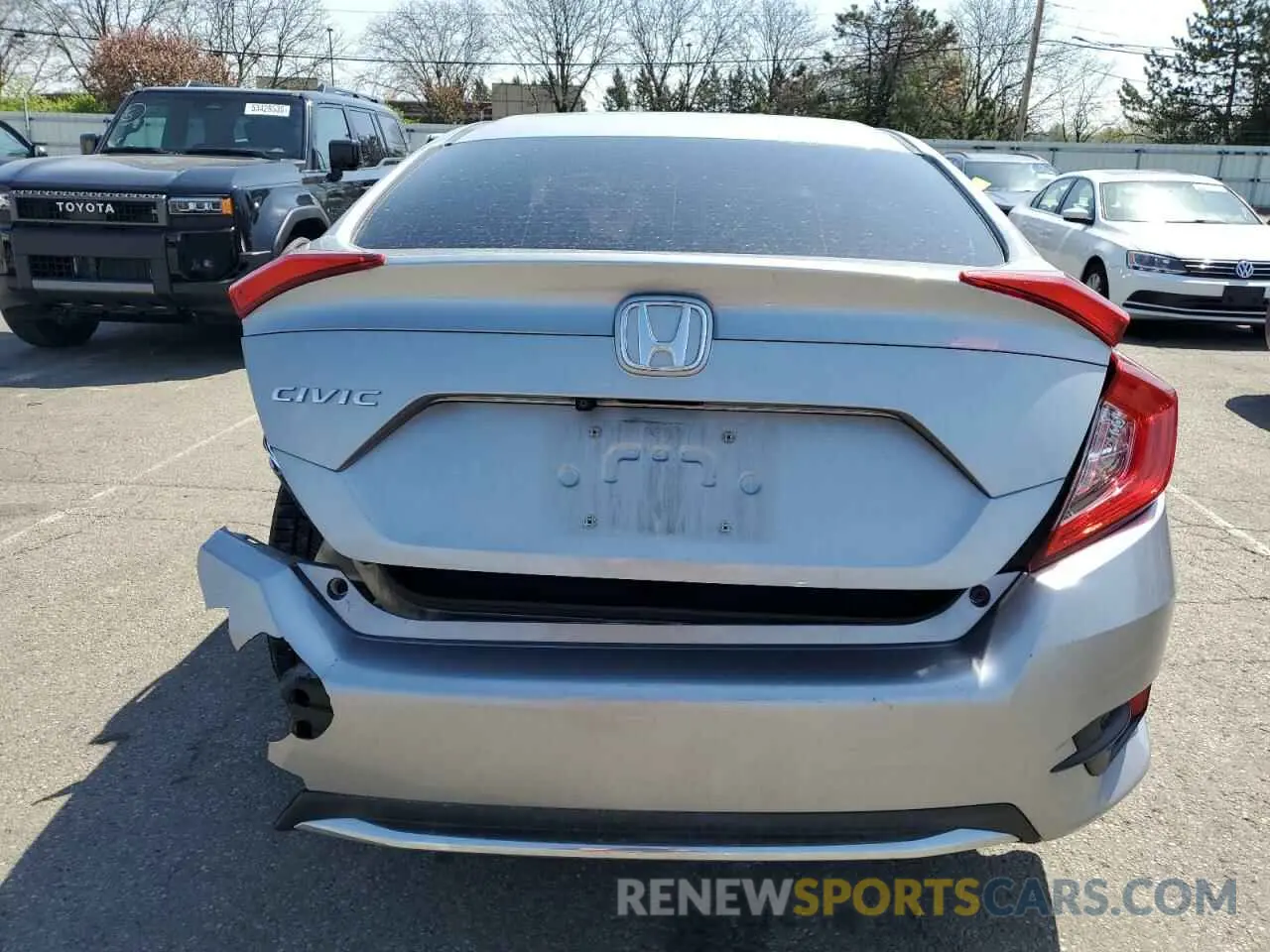 6 Photograph of a damaged car 2HGFC2F69LH540327 HONDA CIVIC 2020